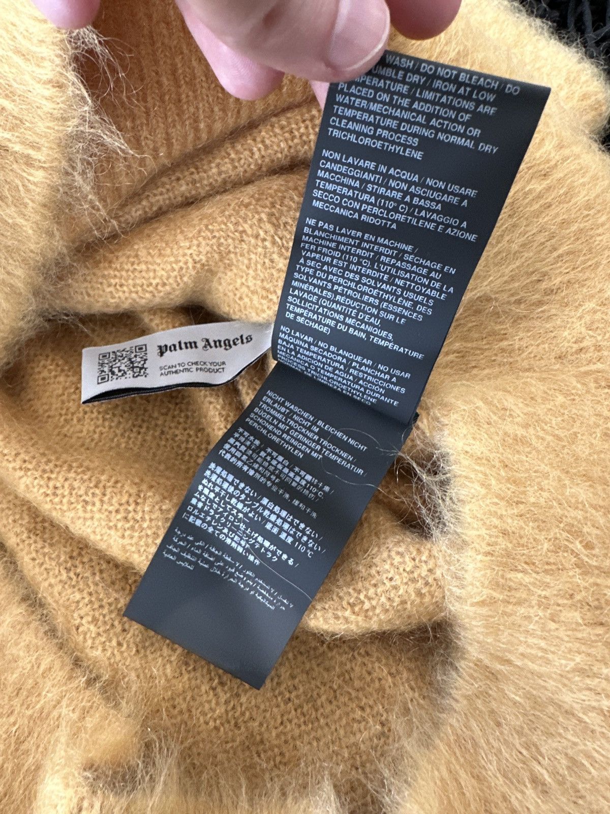 Palm Angels Palm Angels Intarsia Mohair Size US L / EU 52-54 / 3 - 9 Thumbnail