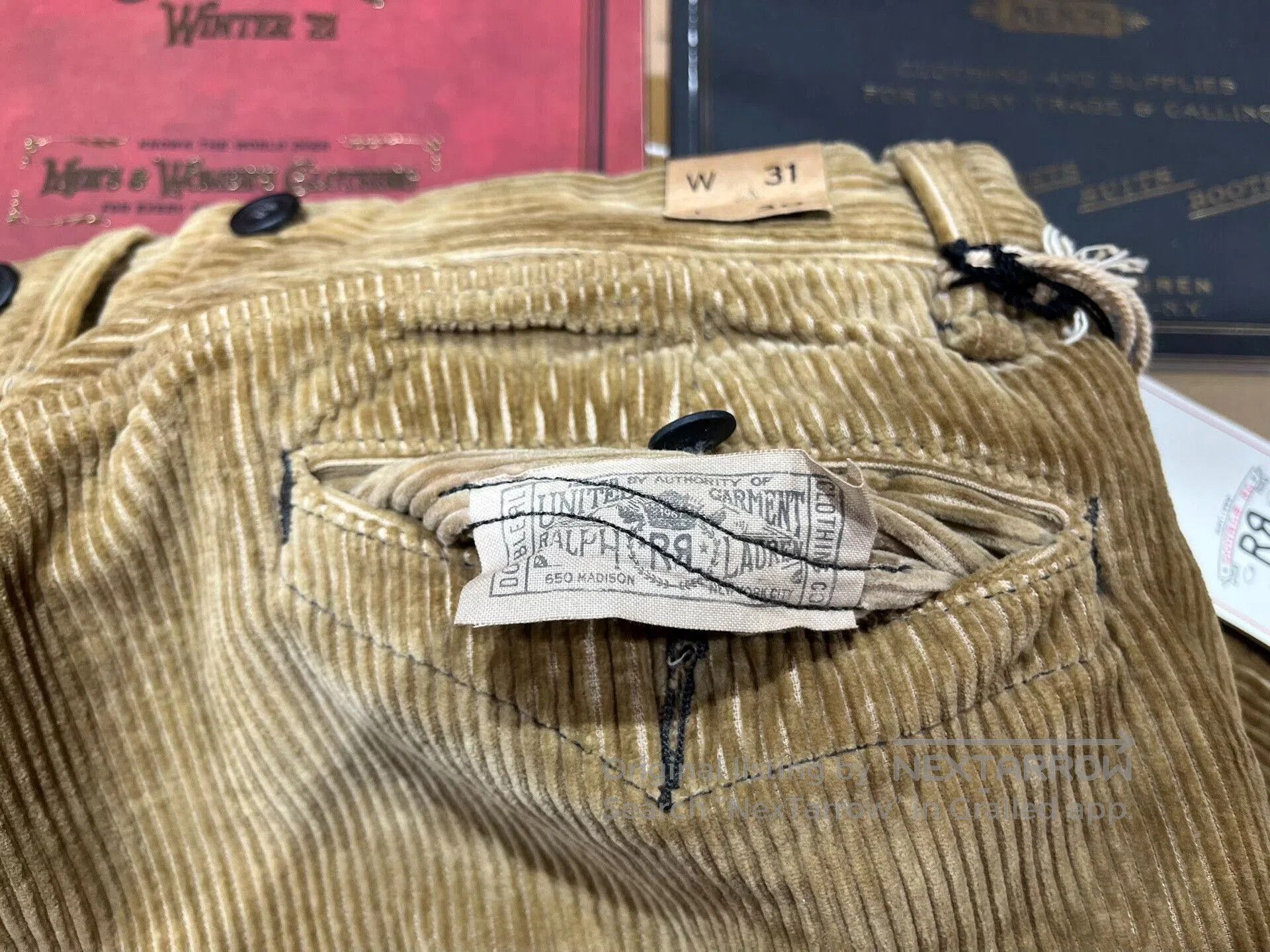 Other vintage corduroy casual pants by Ralph Lauren. Size US 31 - 5 Thumbnail