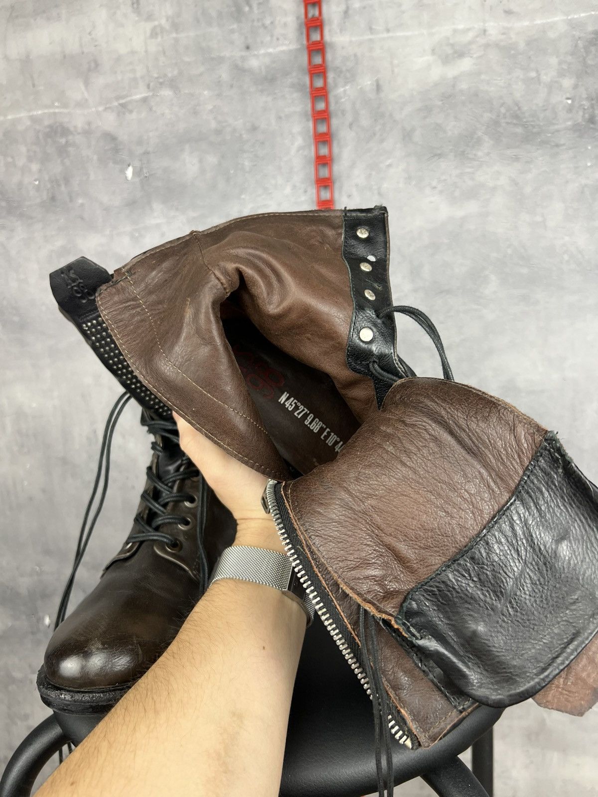 A.S.98 A.S 98 Airstep Brown Leather Boots Size EU41 Size US 11 / IT 41 - 21 Thumbnail