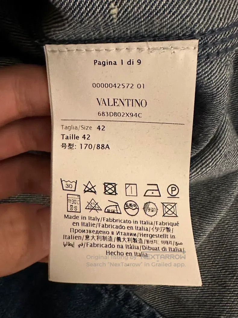 Valentino Valentino Blue long-sleeved denim jacket Size S / US 4 / IT 40 - 3 Thumbnail