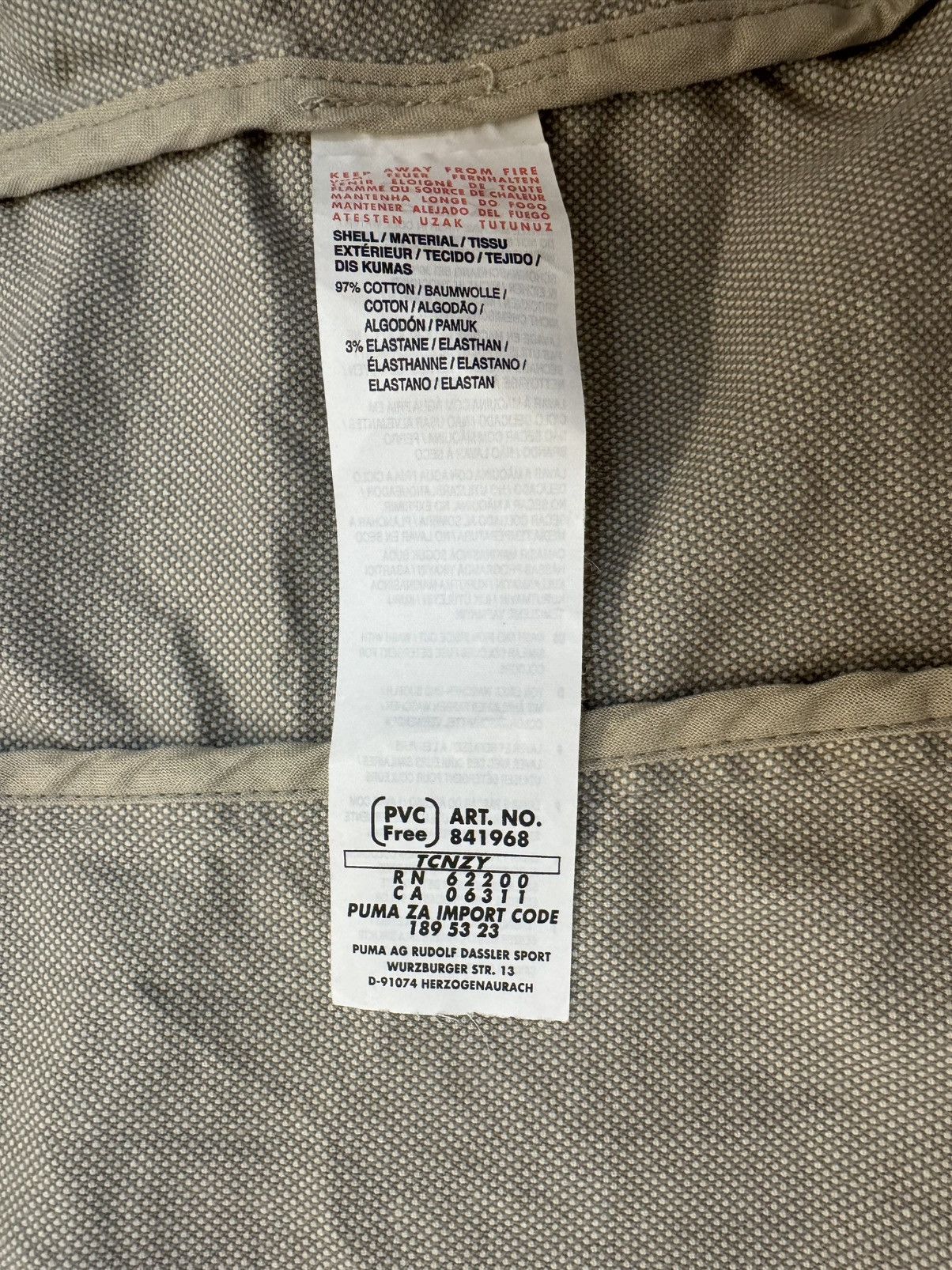 Puma Rudolf Dassler Schuhfabrik By Puma Biker Jacket Grey M Size M / US 6-8 / IT 42-44 - 15 Thumbnail