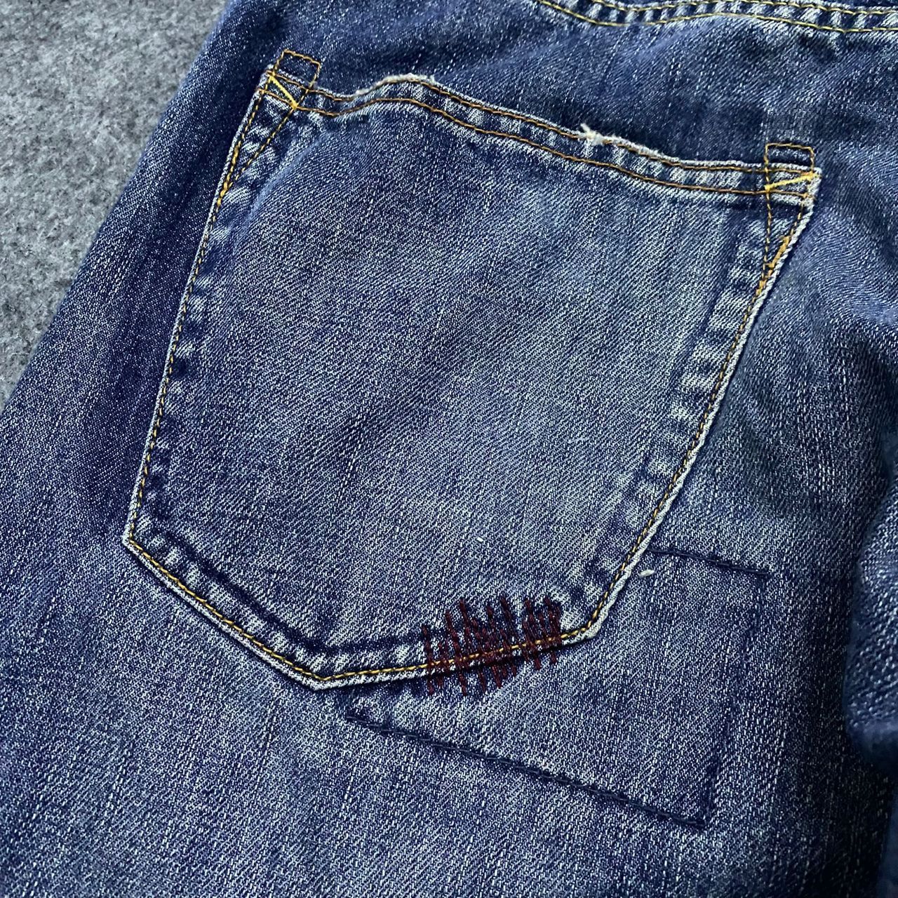 If Six Was Nine 💥Best Offer💥Spice Island Patchwork Distressed Denim Size US 32 / EU 48 - 17 Thumbnail