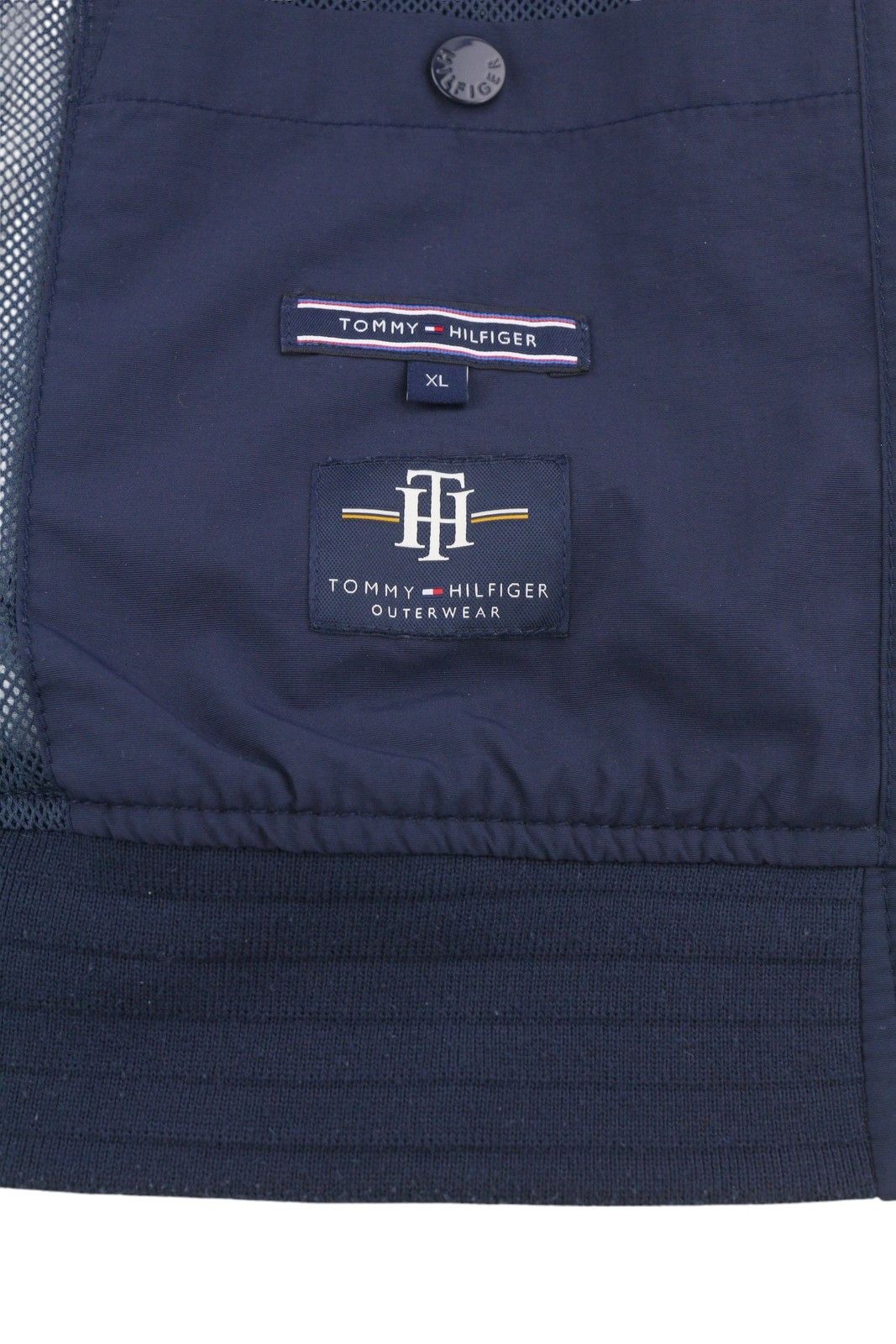 Tommy Hilfiger XL Dark Blue Full Zip High Neck Mesh Lined Jacket 83701 Size US XL / EU 56 / 4 - 8 Thumbnail