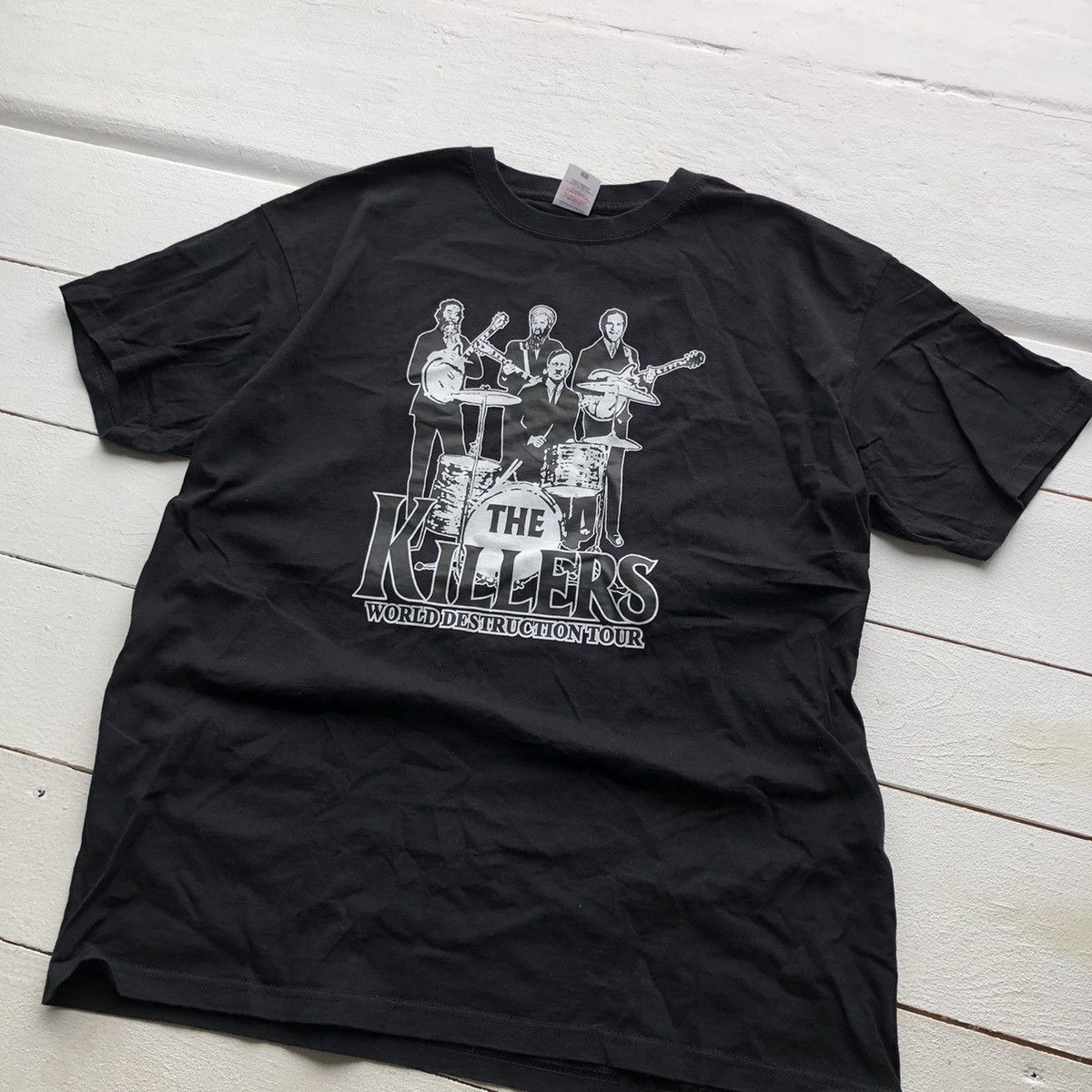 Band Tees × Vintage Vintage The Killers World Destruction Tour Band t shirt Size US M / EU 48-50 / 2 - 1 Thumbnail