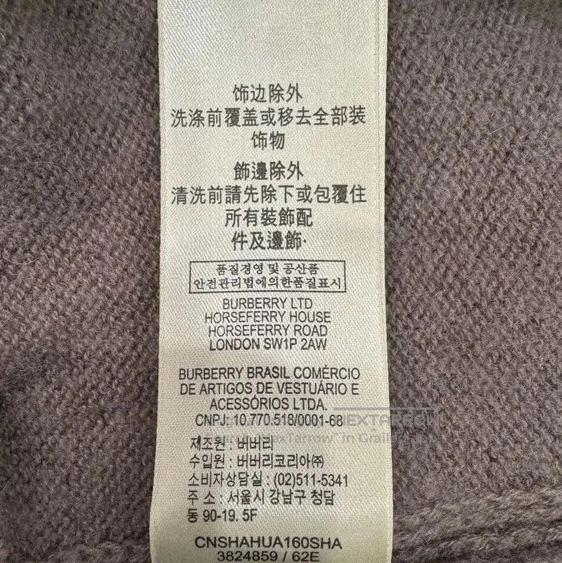 Burberry Burberry Gray Cotton Women's Jacket. Size S / US 4 / IT 40 - 6 Thumbnail