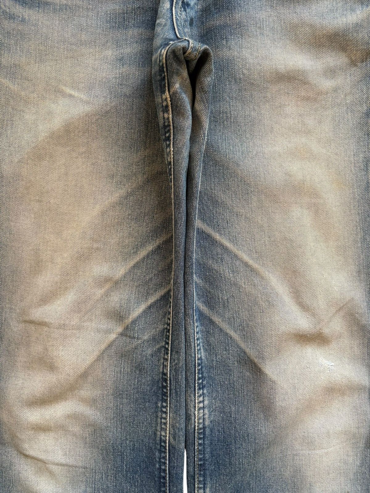 Japanese Brand × Lee Vintage Lee Rusty Mud Wash Distressed Loose Baggy Jeans Size US 29 - 5 Thumbnail