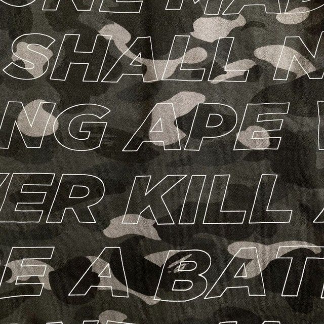 Bape BAPE Text color camo full zip hoodie a bathing ape Size US M / EU 48-50 / 2 - 2 Thumbnail