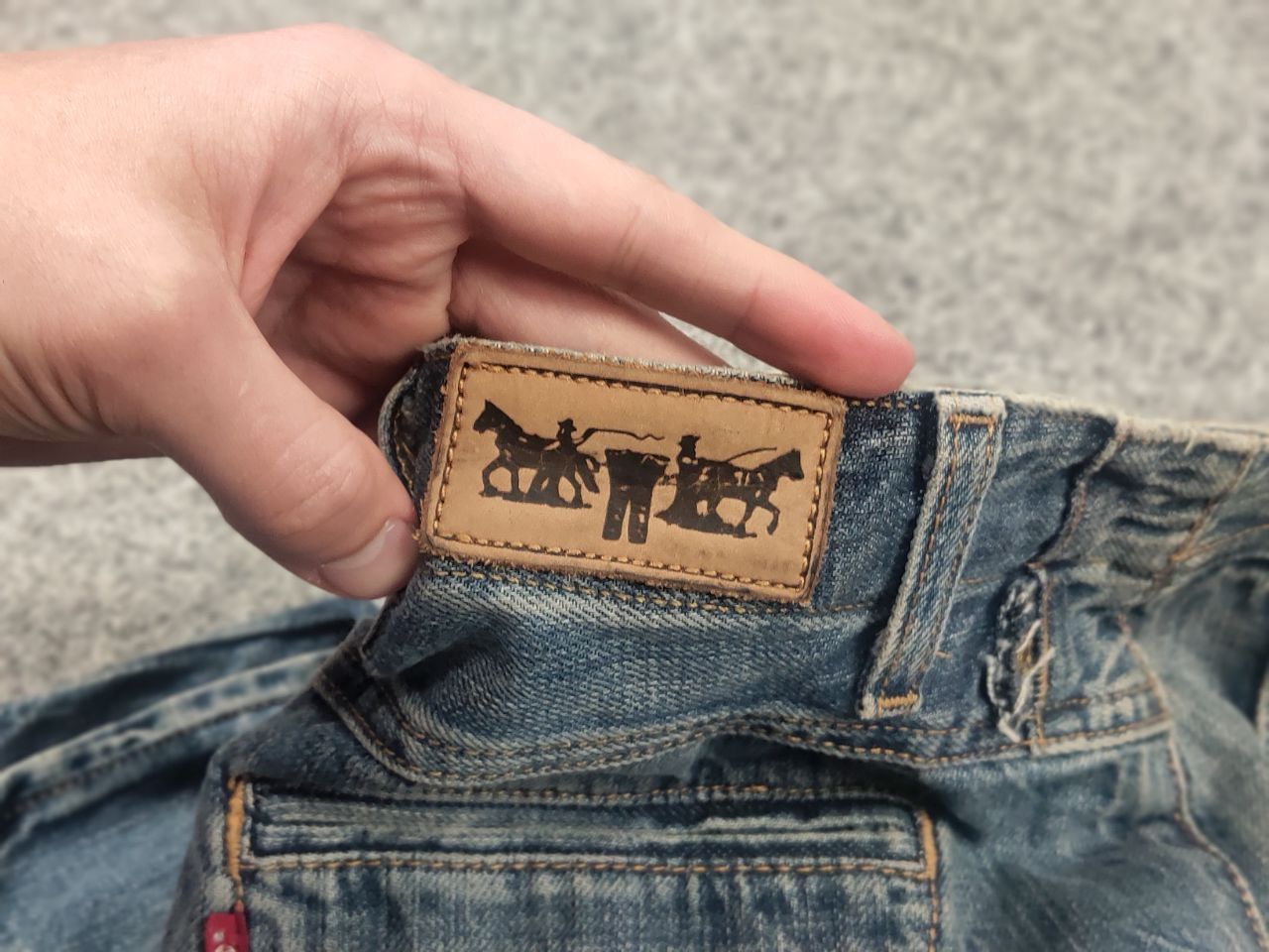 Levi's Vintage Levi's Y2K Style A-Line Deconstructed Denim Skirt Size 29" - 12 Thumbnail