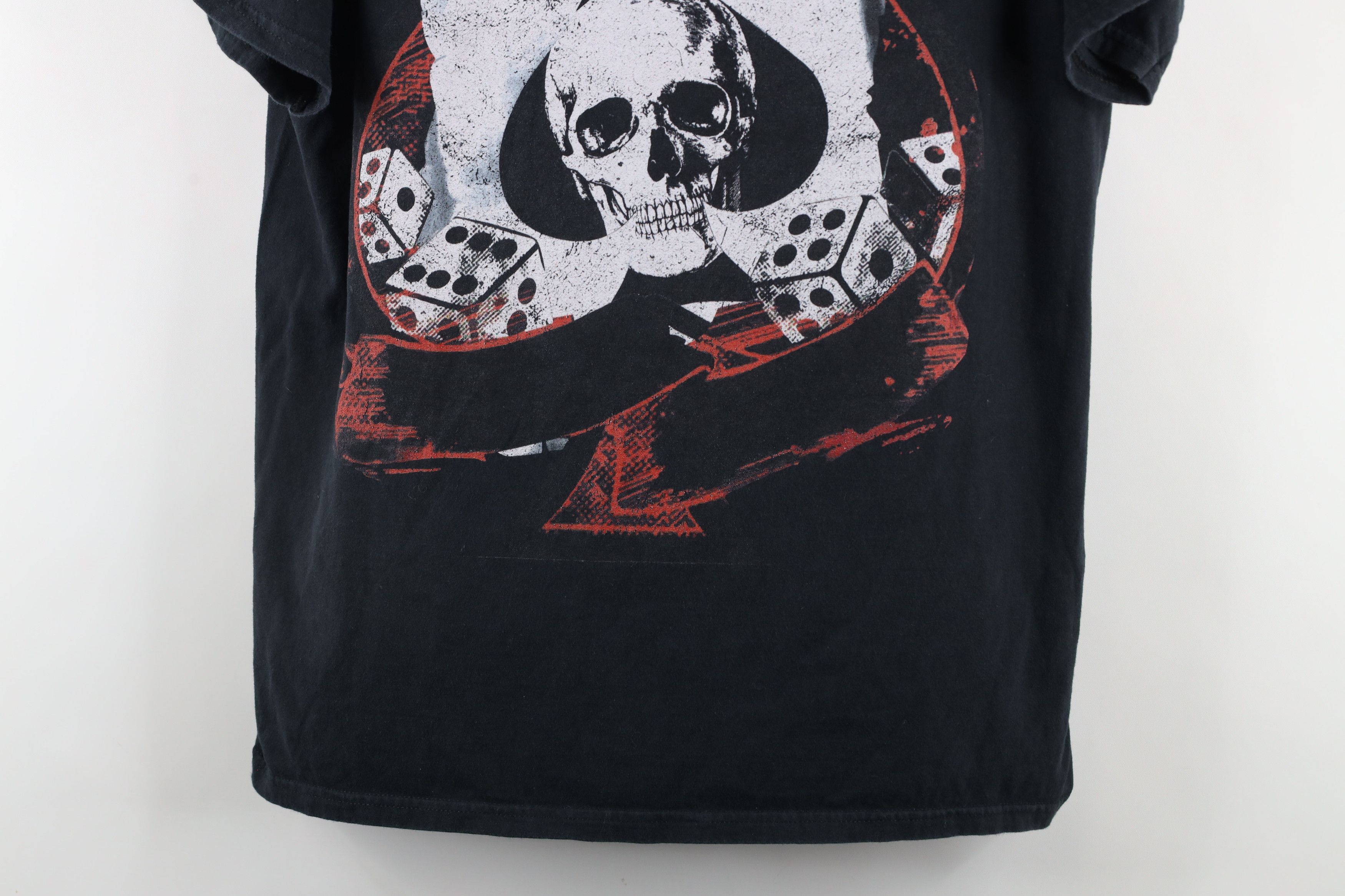 Vintage Vintage Y2K Streetwear Skull Dice Poker MMA Fighting T-Shirt Size US L / EU 52-54 / 3 - 3 Thumbnail