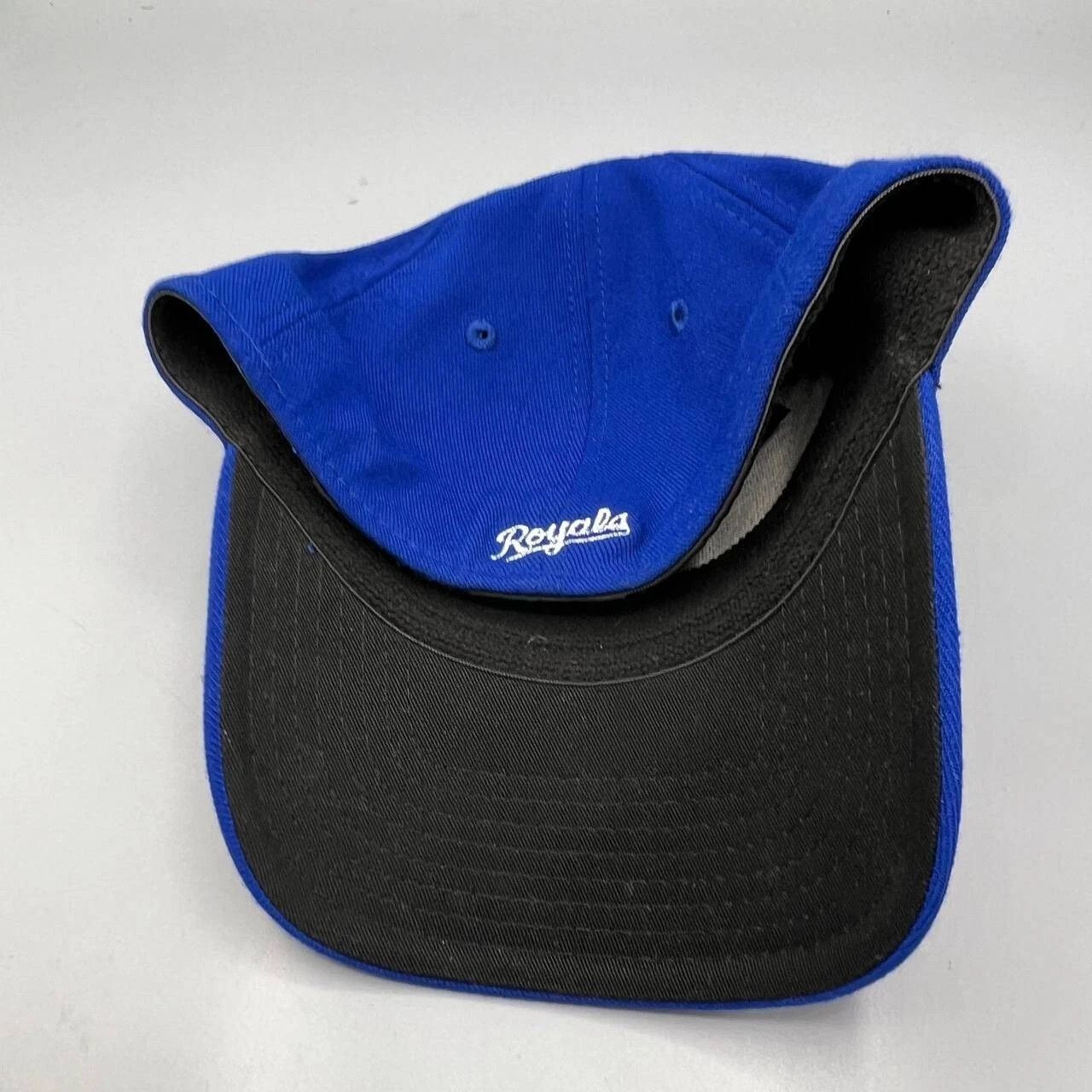 New Era Kansas City Royals Hat Men Small-Medium Blue Stretch Fitted Size ONE SIZE - 4 Thumbnail