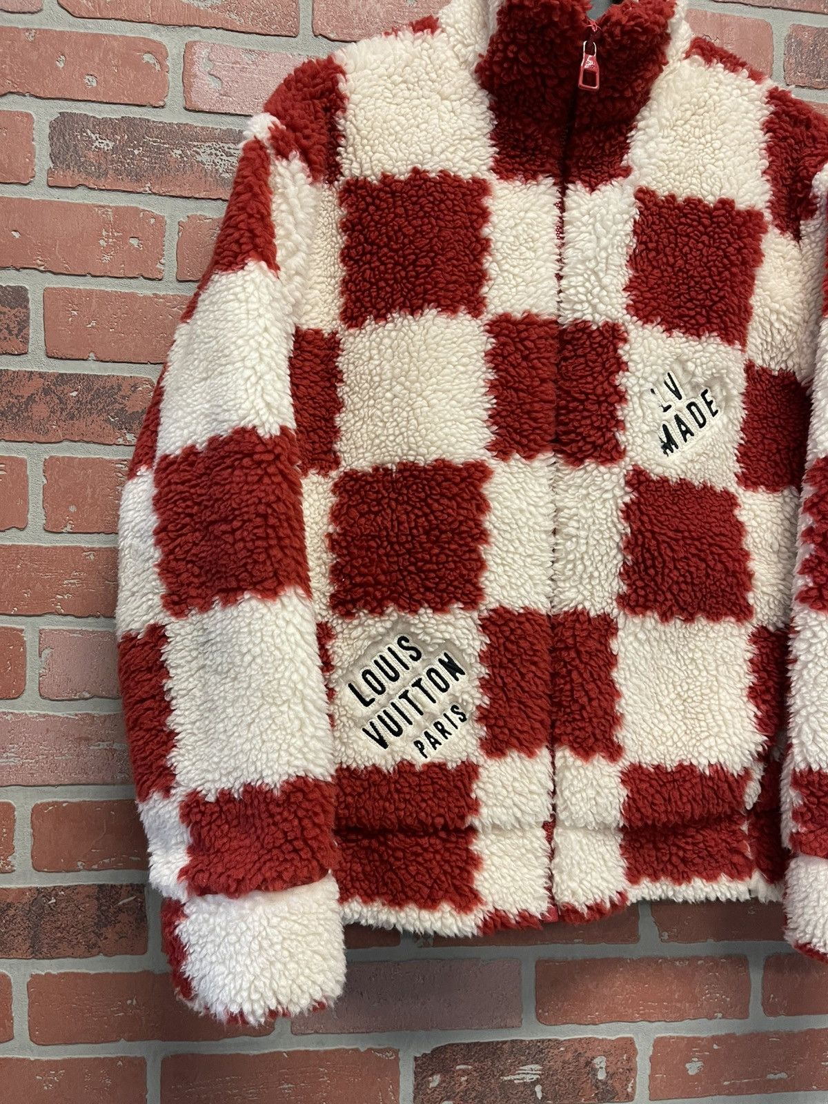 Louis Vuitton Size S - Louis Vuitton x Nigo Jacquard Damier Fleece Blouson Size US S / EU 44-46 / 1 - 2 Thumbnail