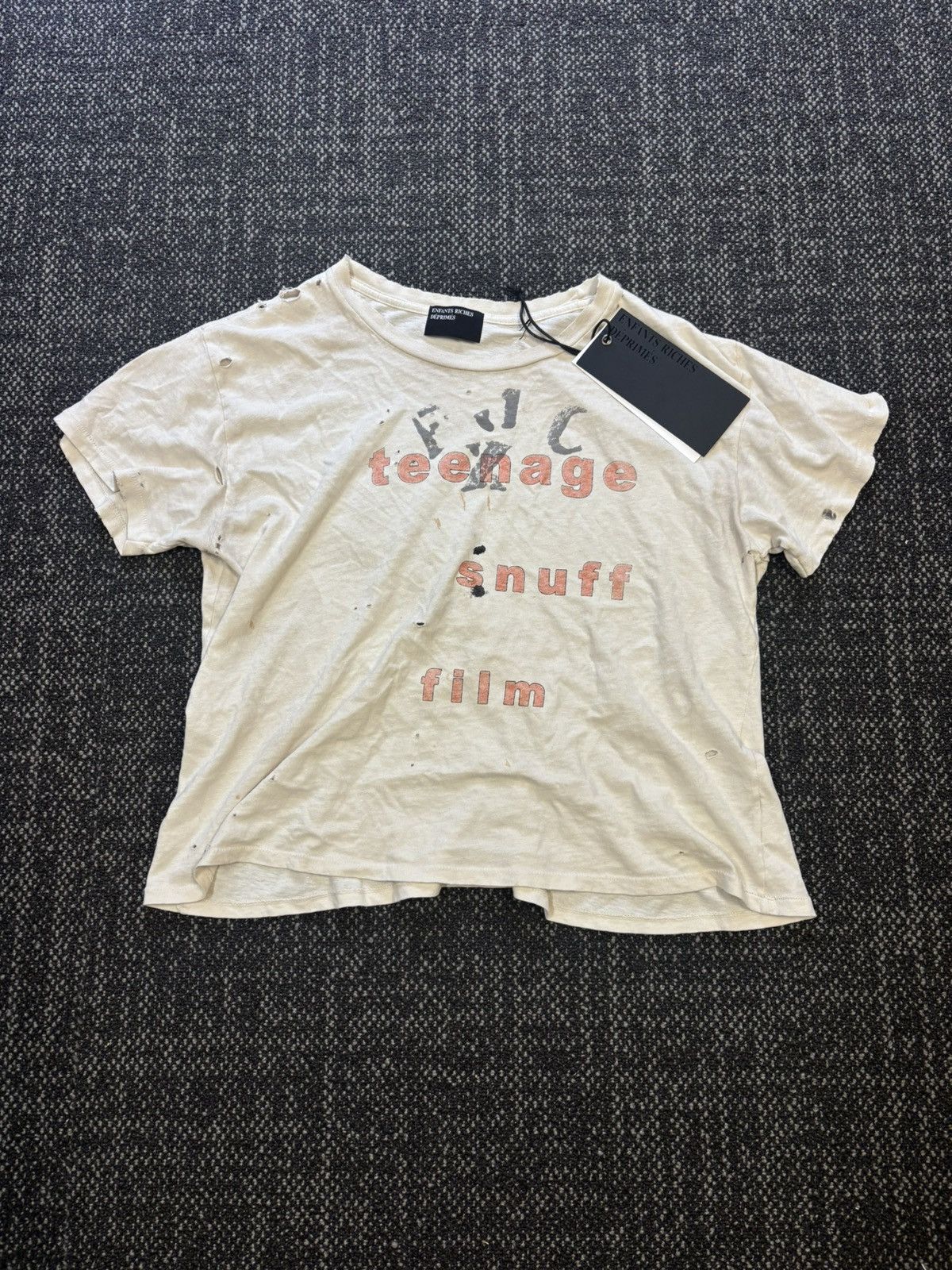Enfants Riches Deprimes Erd Teenage Snuff Film Tee Size US M / EU 48-50 / 2 - 1 Thumbnail