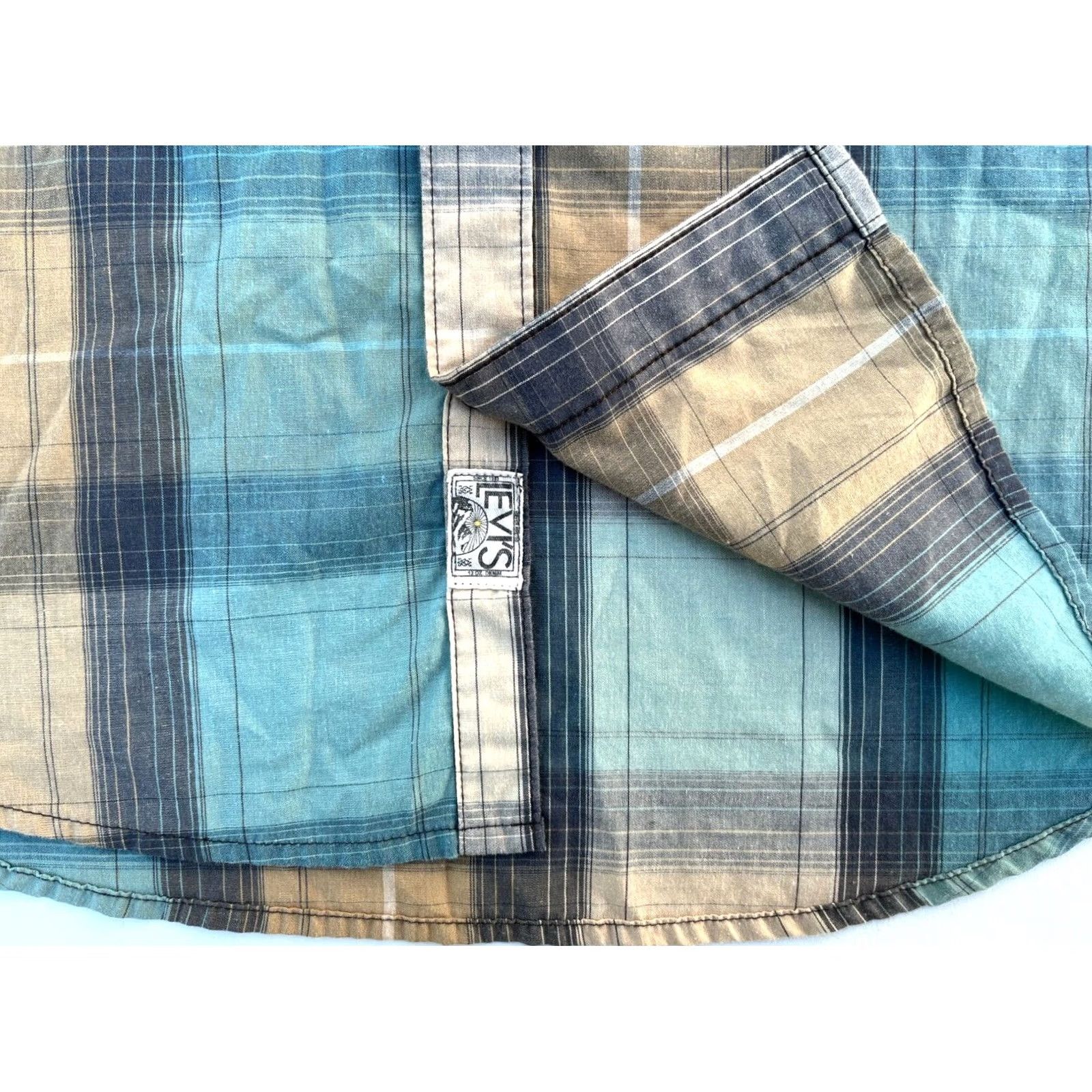Levi's Levi's Pearl Snap Western Shirt Plaid Multicolor XL Men’s Shirt Size US XL / EU 56 / 4 - 7 Thumbnail