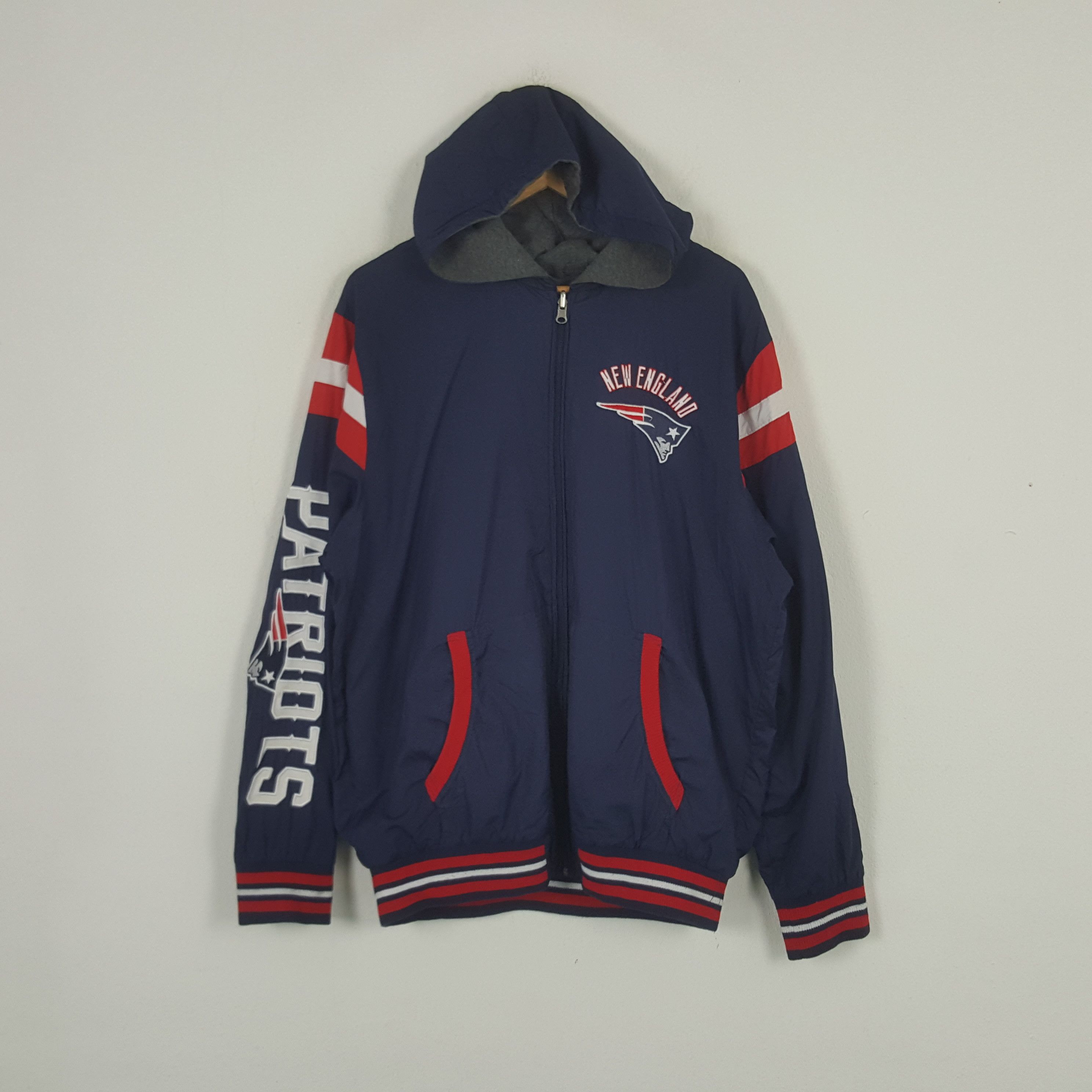 NFL × Vintage Vintage New England Patroits Reversible Sport Hoodies C288N2 Size US XL / EU 56 / 4 - 5 Thumbnail