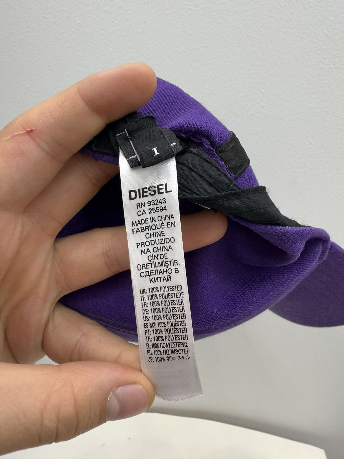 Diesel Diesel Streetwear Y2K Logo Embroidered Hat Cap Size ONE SIZE - 4 Thumbnail
