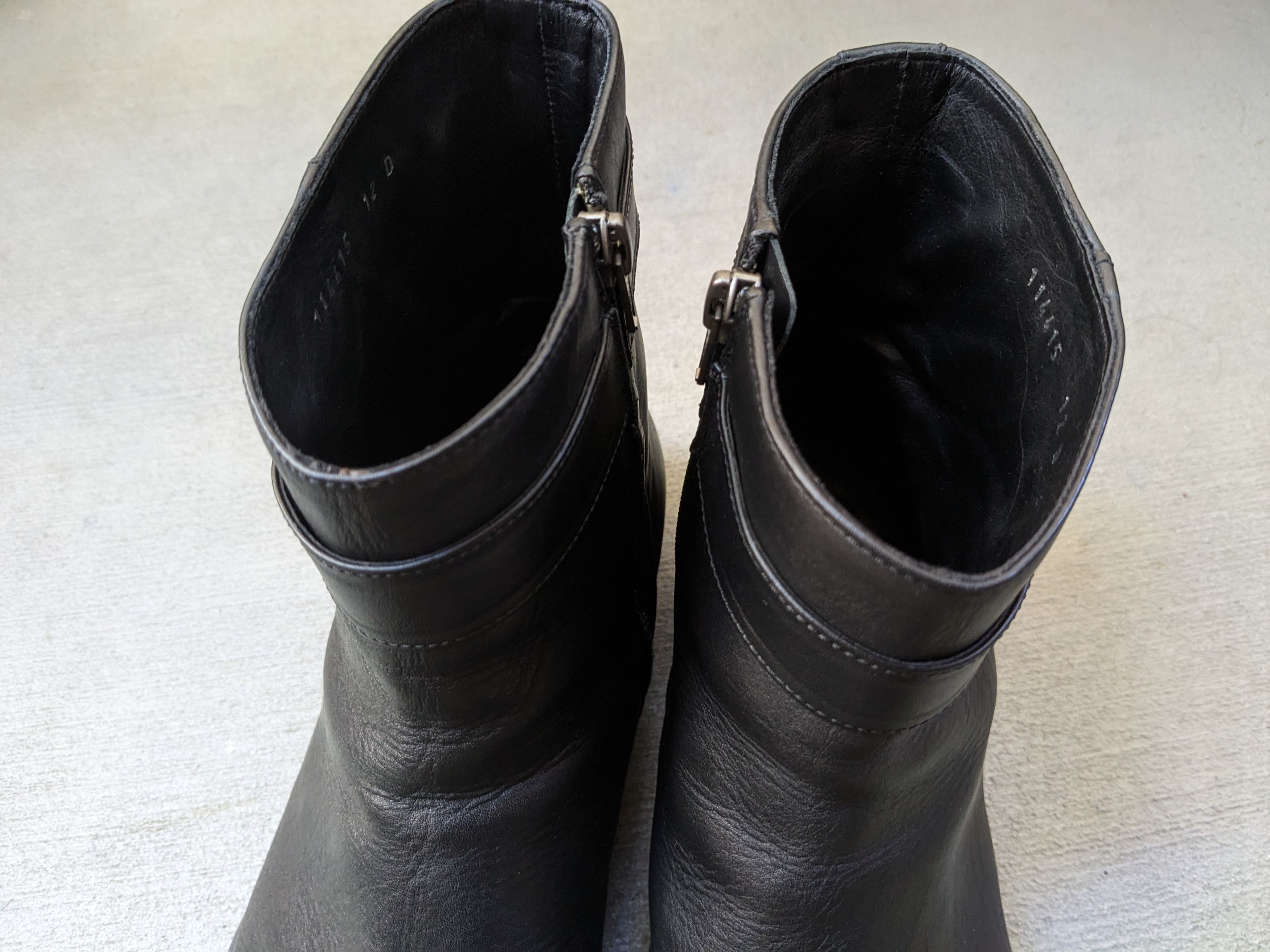 Gucci Gucci Side Zip Boots Black 12 D Leather GG Logo Chelsea Size US 12 / EU 45 - 4 Thumbnail