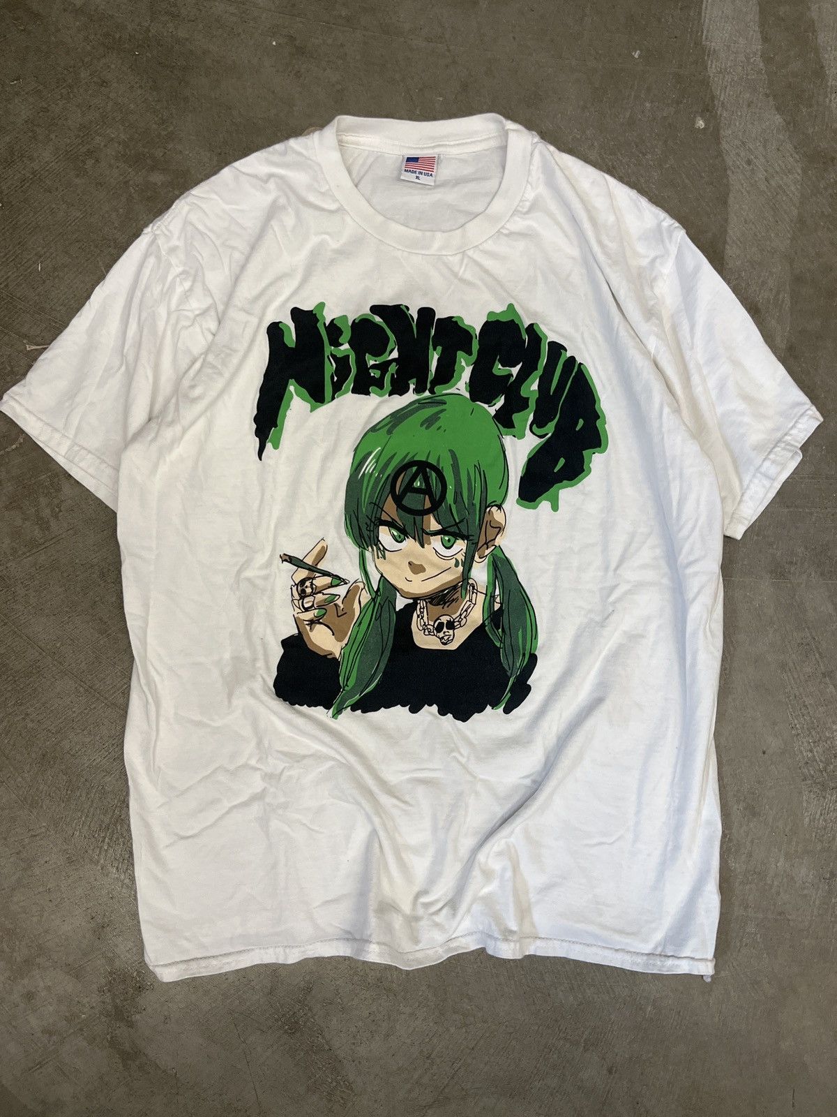 Japanese Brand Japanese Brand x Streetwear Nightclub Tee Size US XL / EU 56 / 4 - 1 Thumbnail