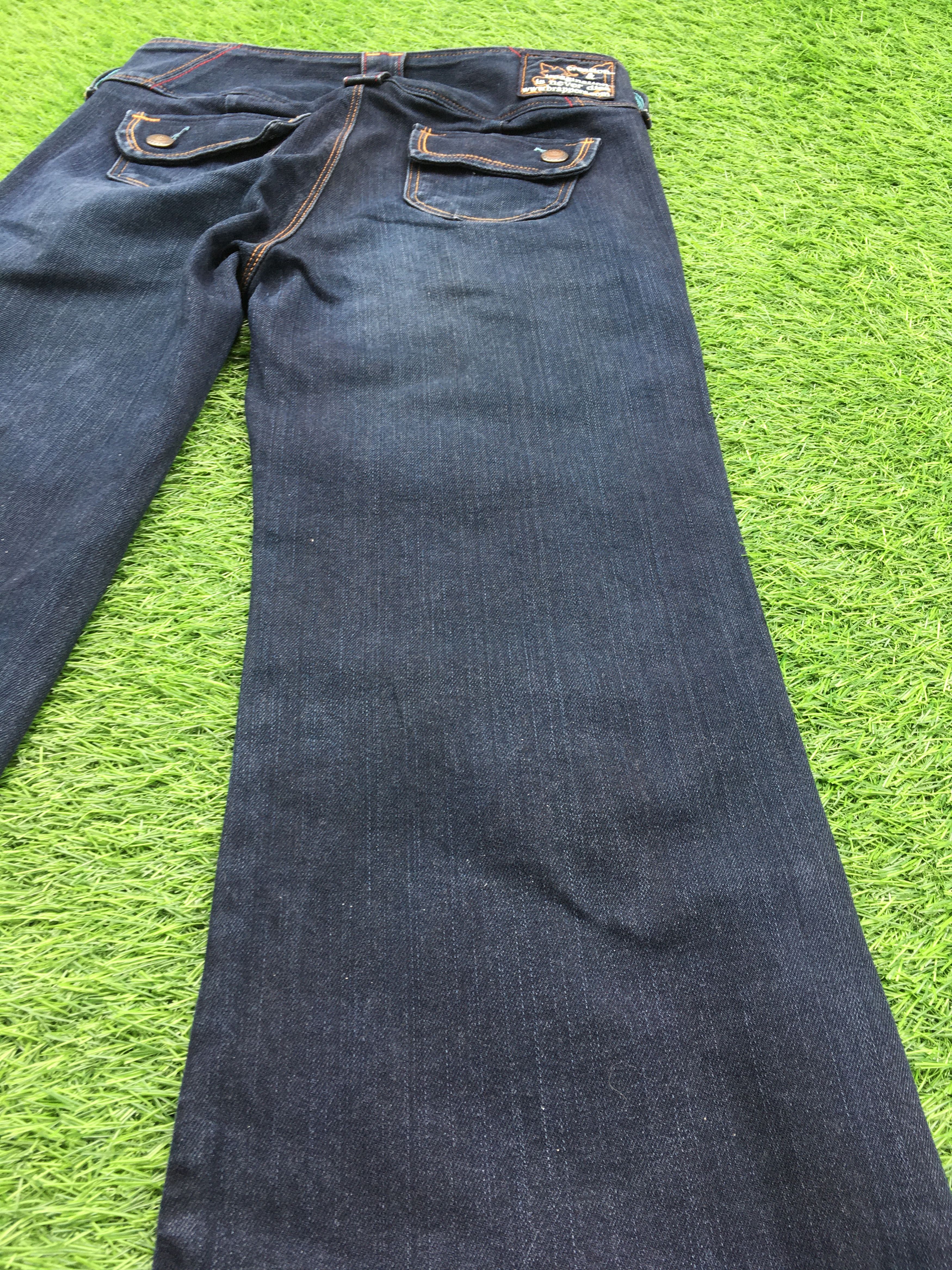 Japanese Brand Japanese Low Rise Bootcut Flare Jeans D-1223 Size 27" / US 4 / IT 40 - 8 Thumbnail