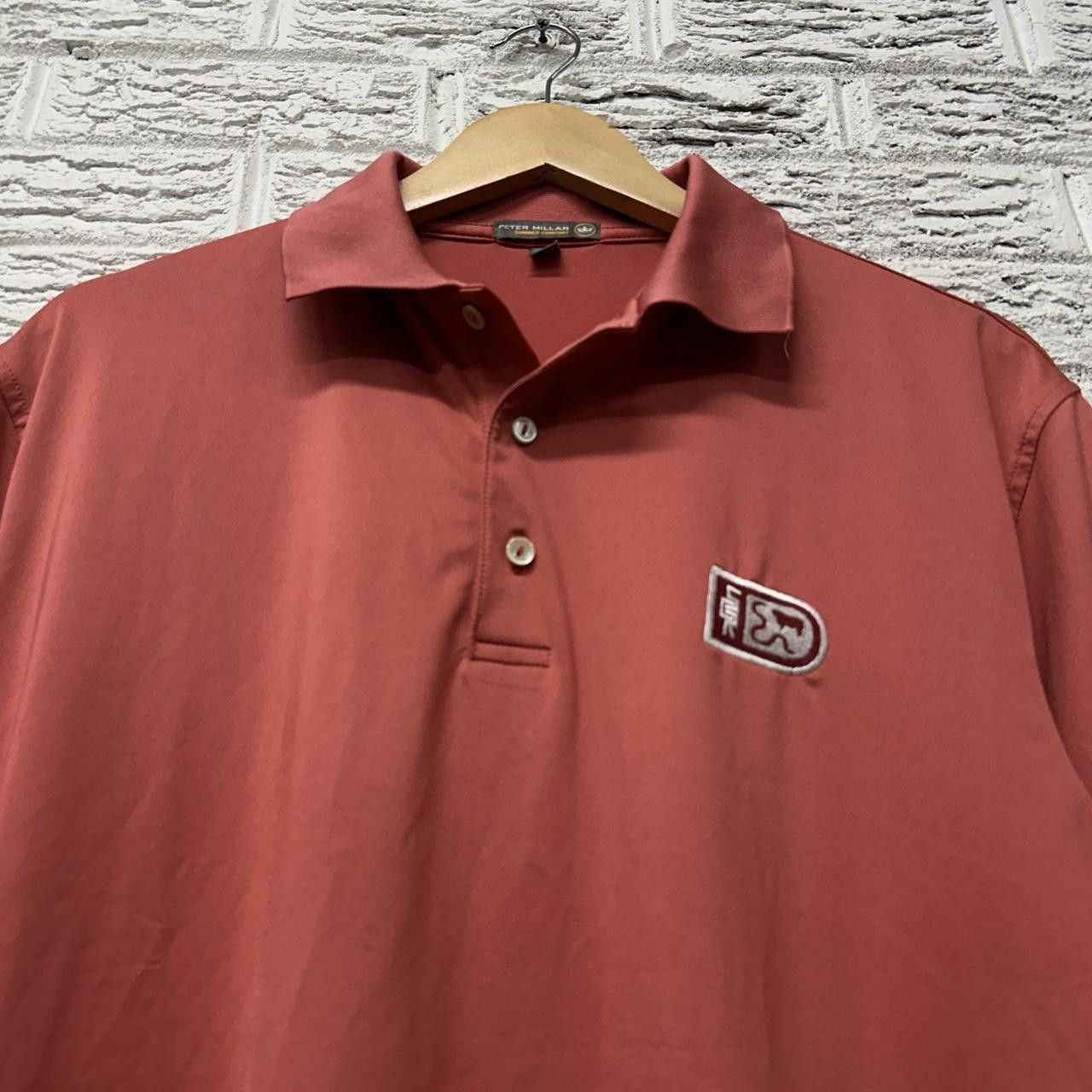 Peter Millar Peter Millar Summer Comfort Dri Fit Polo Salmon Pink Medium Size US M / EU 48-50 / 2 - 1 Thumbnail