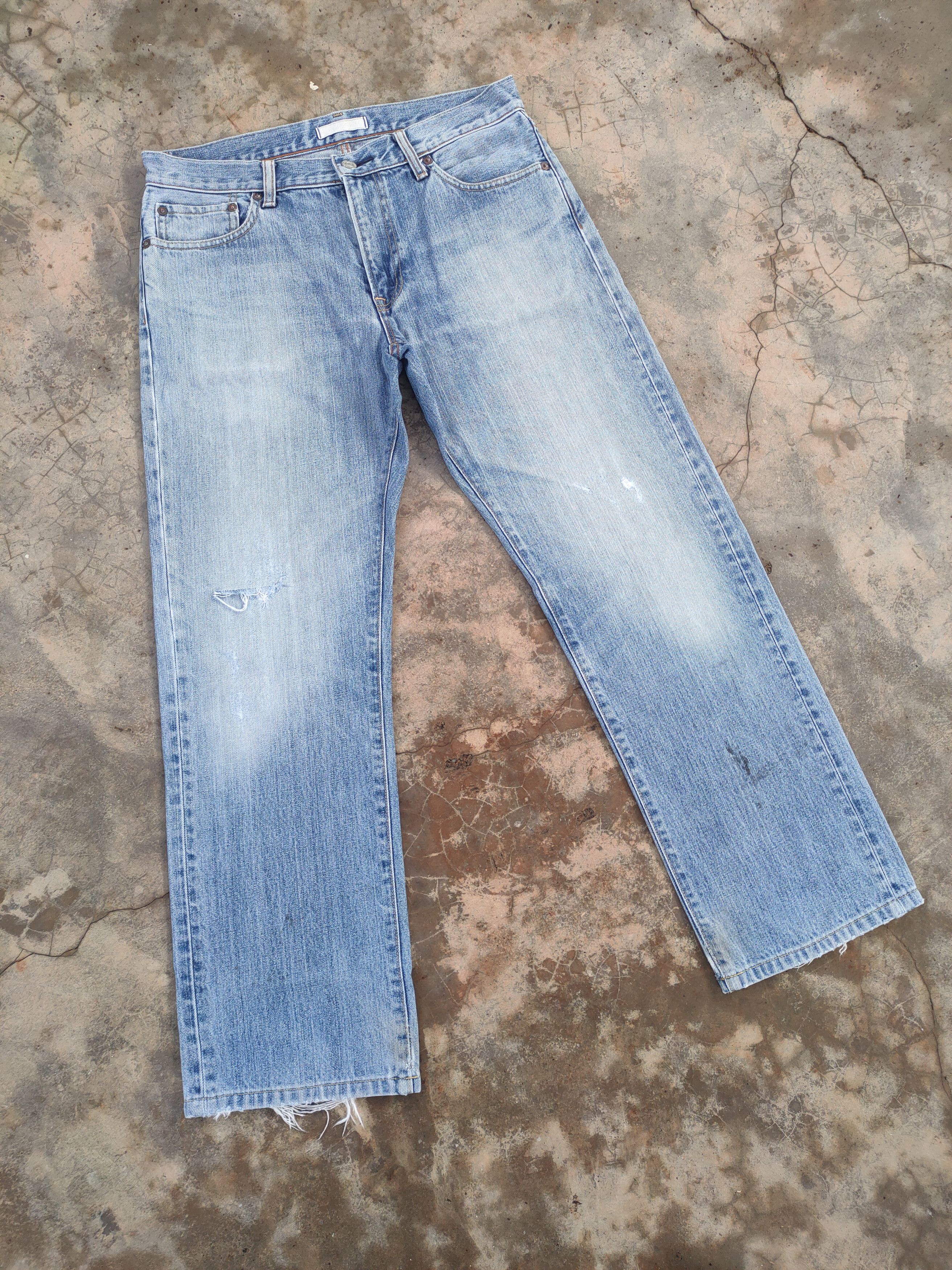 Japanese Brand vintage japanese faded denim jeans pants Size US 33 - 1 Thumbnail