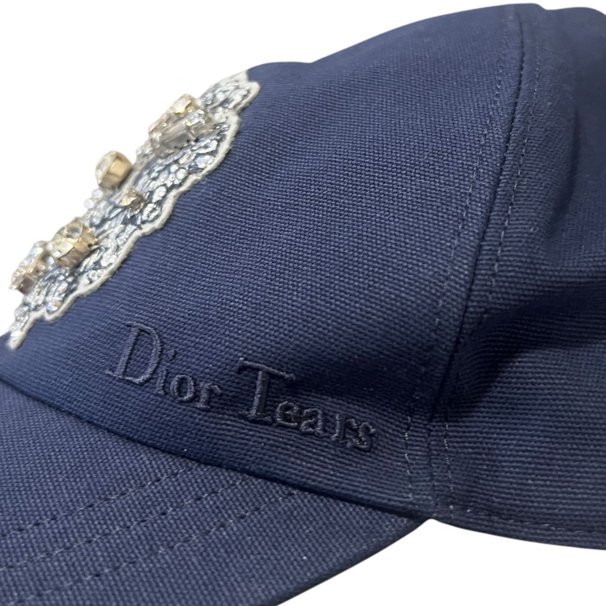 DENIM TEARS × Dior Christian Dior Denim Tears DIOR TEARS 23SS Cotton Canvas Cap Size 46 - 5 Thumbnail