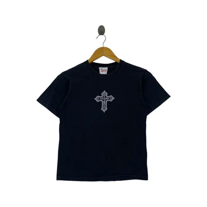 Vintage Vintage SPARK HAWAII USA Cross Double Sided Tee Shirt Size XS / US 0-2 / IT 36-38 - 1 Thumbnail
