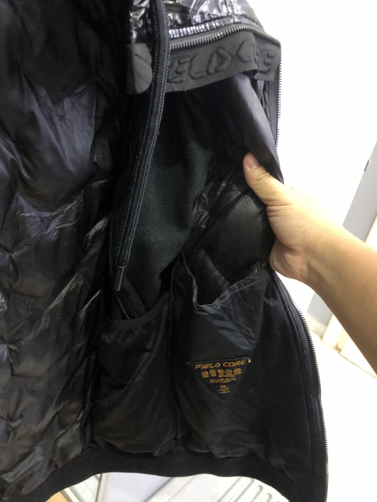 Japanese Brand Japan Field Core Gloss Puffer Vest Hybrid Jacket Size US XL / EU 56 / 4 - 16 Thumbnail