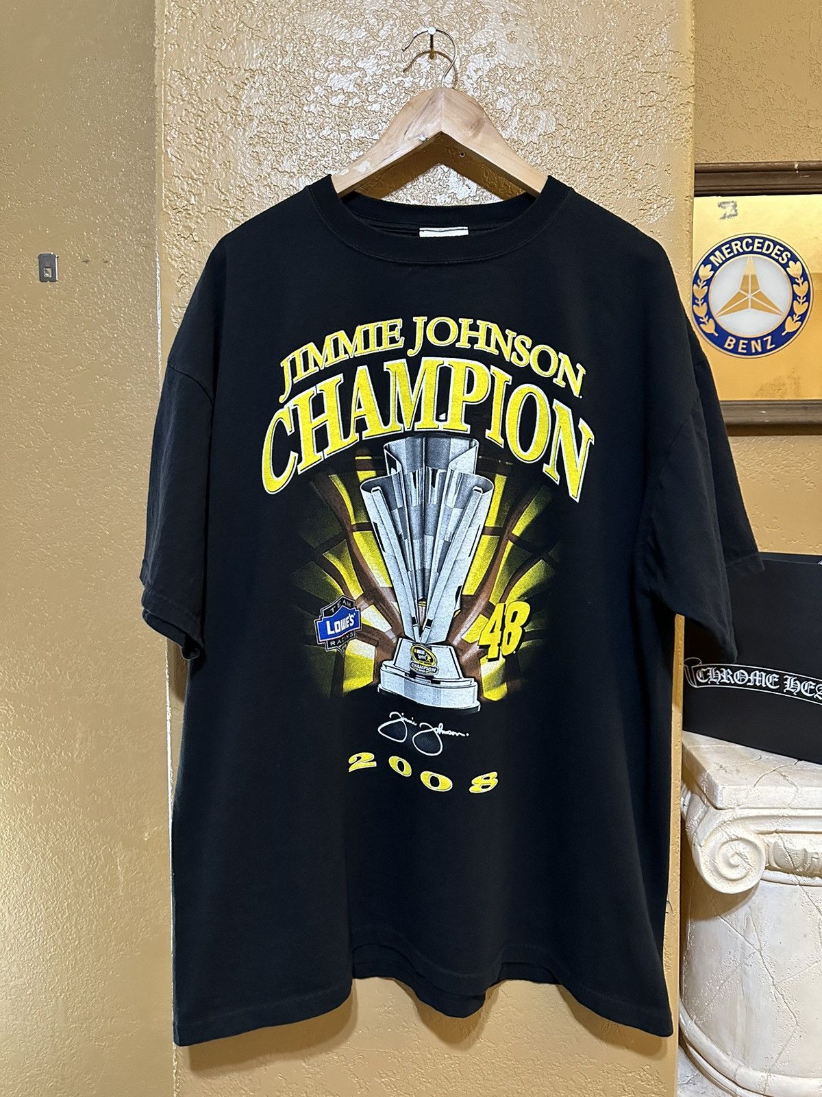 Chase Authentics × NASCAR × Vintage Vintage NASCAR Champion Jimmie Johnson AOP Racing Tee 2X Size US XXL / EU 58 / 5 - 2 Thumbnail