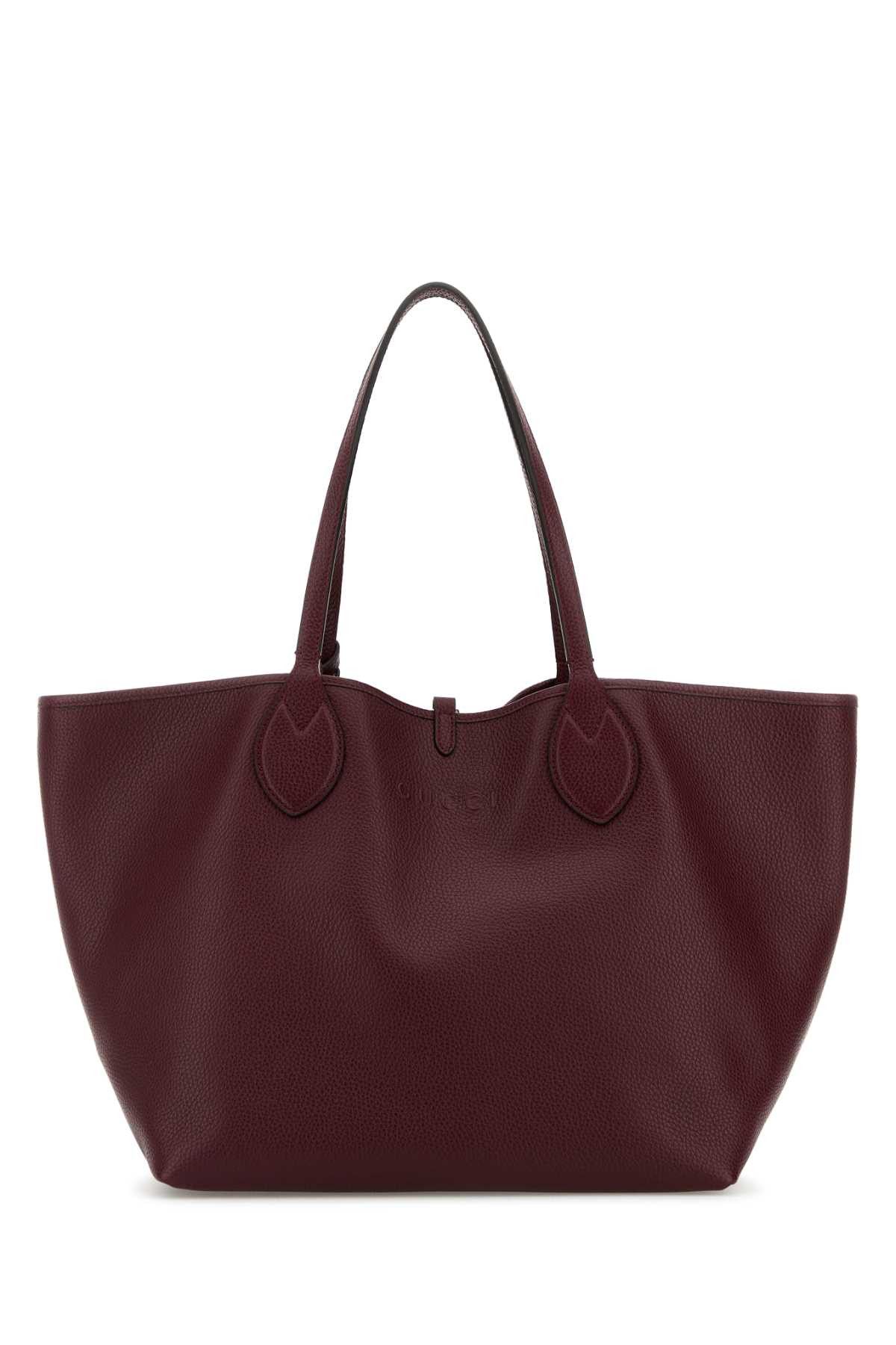 トートバッグ Gucci Burgundy Leather Reversible Shopping Bag Gucci Totissima large reversible tote bag in Rosso Ancora