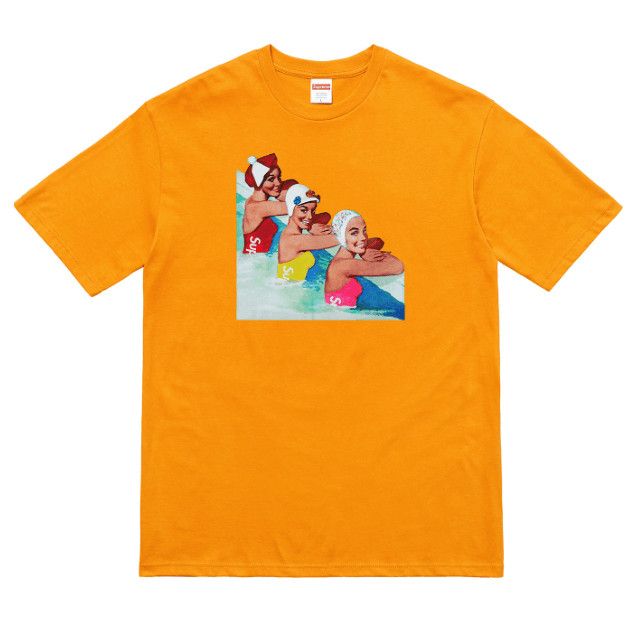 Supreme Supreme Mustard Swimmers T Shirt DS SS18 Size US M / EU 48-50 / 2 - 1 Preview