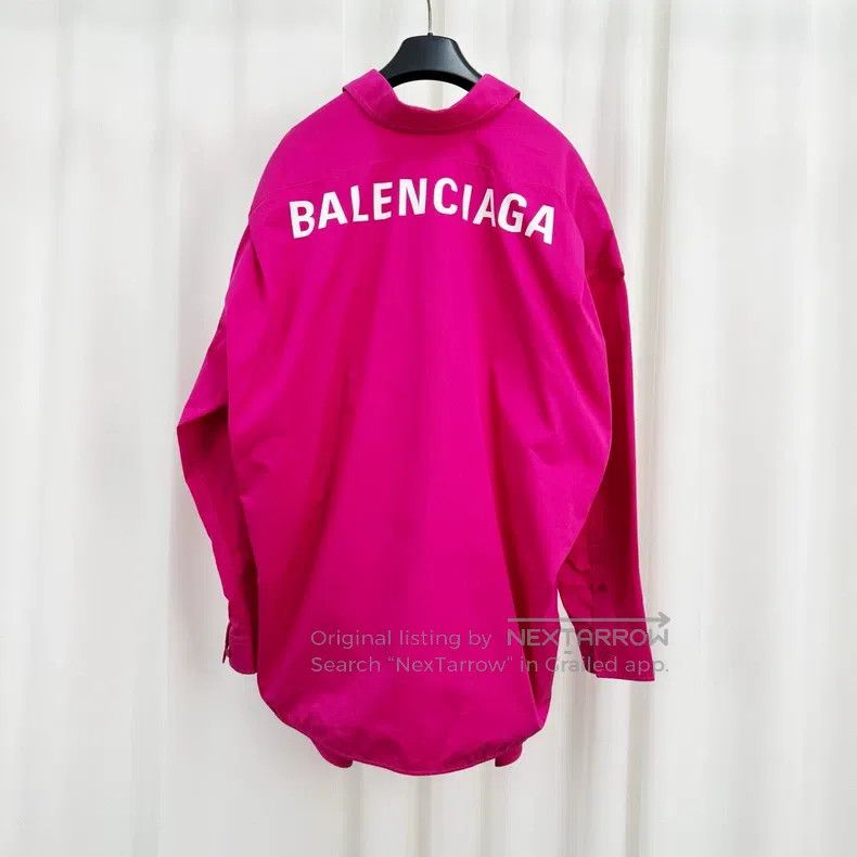 Balenciaga Balenciaga Off-the-shoulder printed letter shirt Size XXS / US 00 / IT 34 - 2 Thumbnail