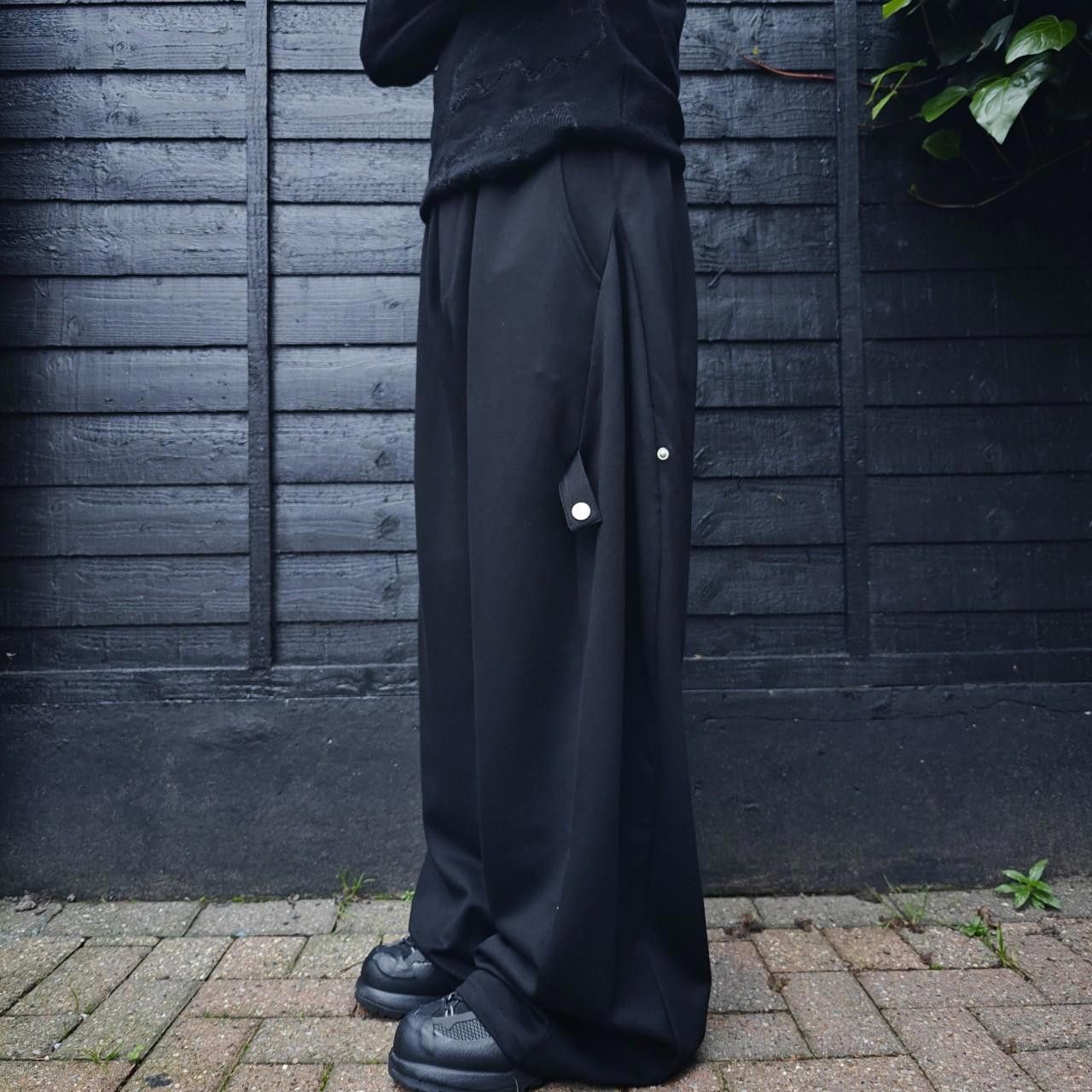 Other Black Technical Wide Leg Joggers Size US 32 / EU 48 - 4 Thumbnail