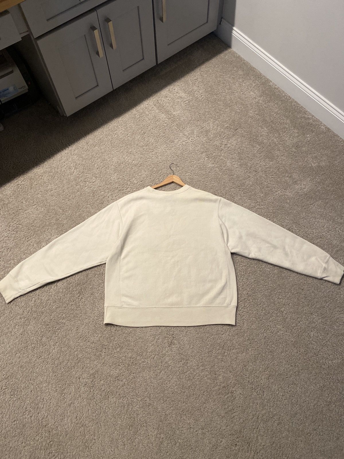 Champion Vintage Cream Champion Reverse Weave Crewneck/Sweatshirt Size US M / EU 48-50 / 2 - 2 Thumbnail