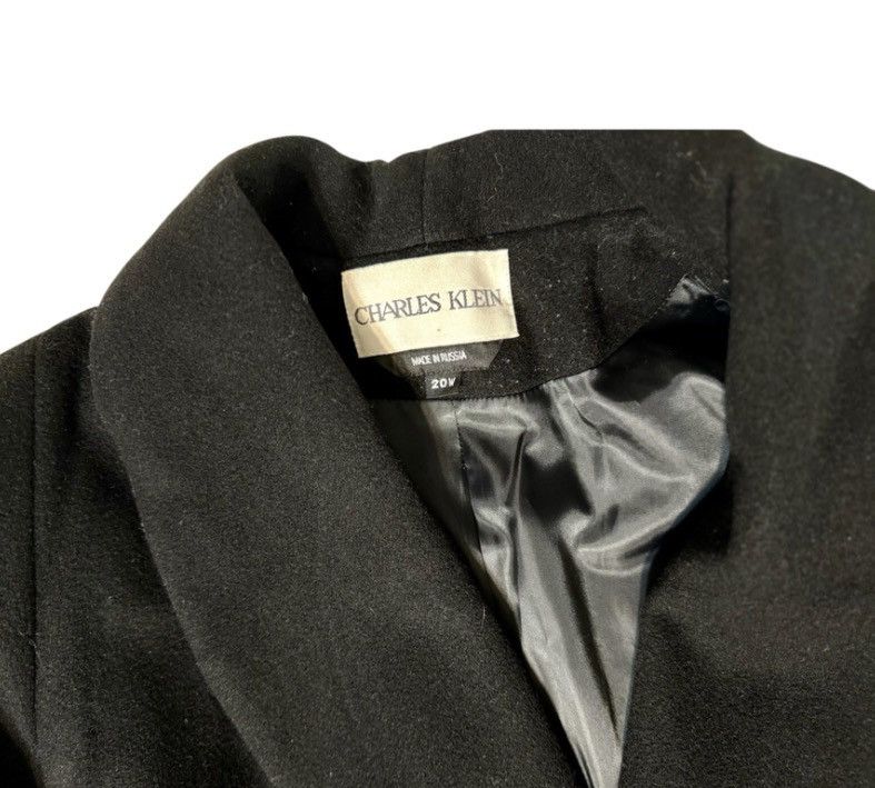 Other Vintage Charles Klein Black Wool Blend Coat – Size 20W Size 3XL / US 20-22 - 3 Thumbnail