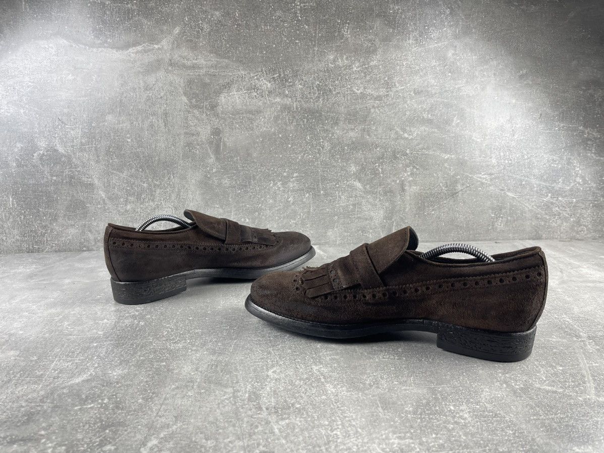 MoMA MOMA Pantofola Uomo Saturnia Brown Suede Monk Strap Loafers Size US 7 / EU 40 - 5 Thumbnail