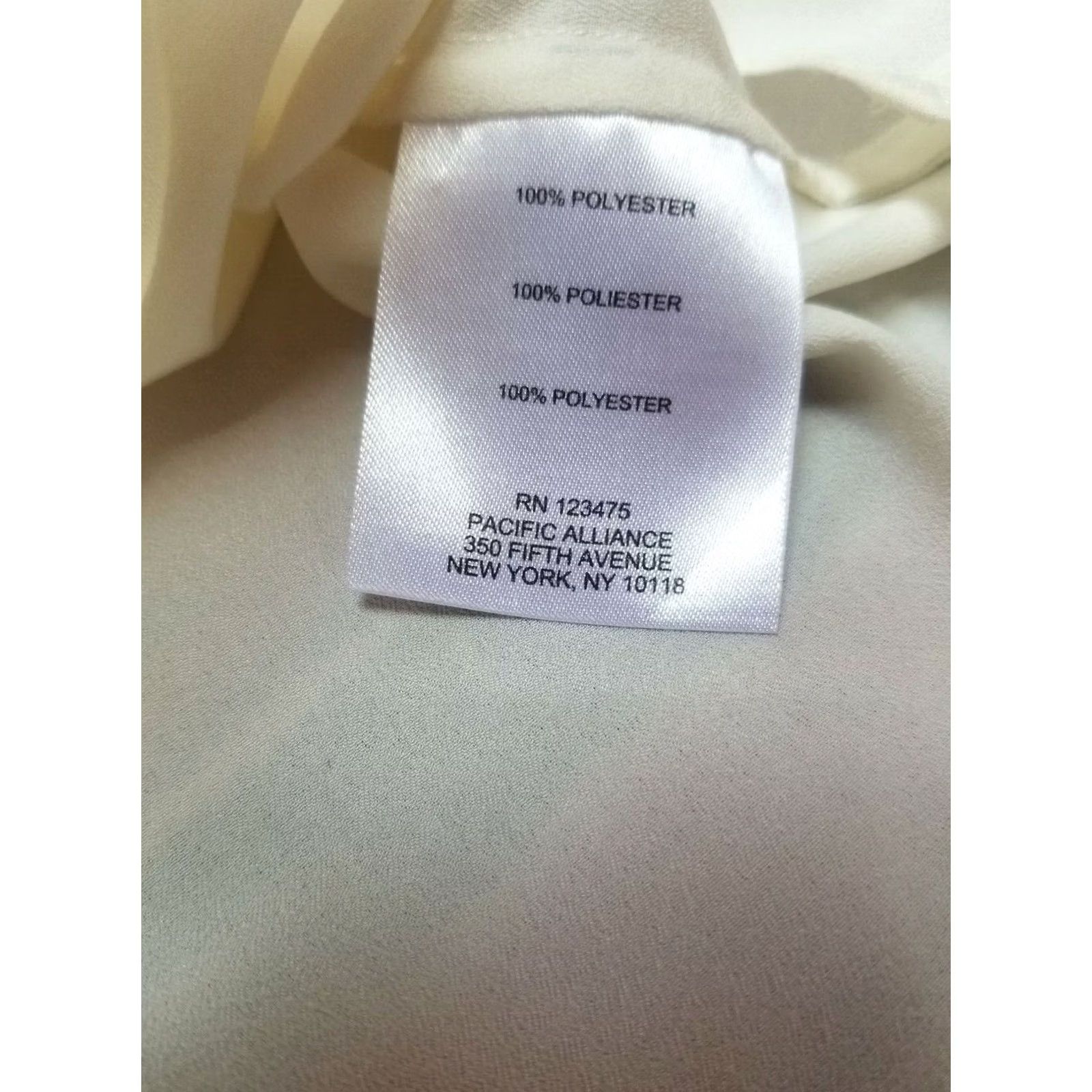 Ellen Tracy Ellen Tracy Petite Blouse Womens PXS Sleeveless Pleat Front Keyhole White Size XS / US 0-2 / IT 36-38 - 4 Thumbnail
