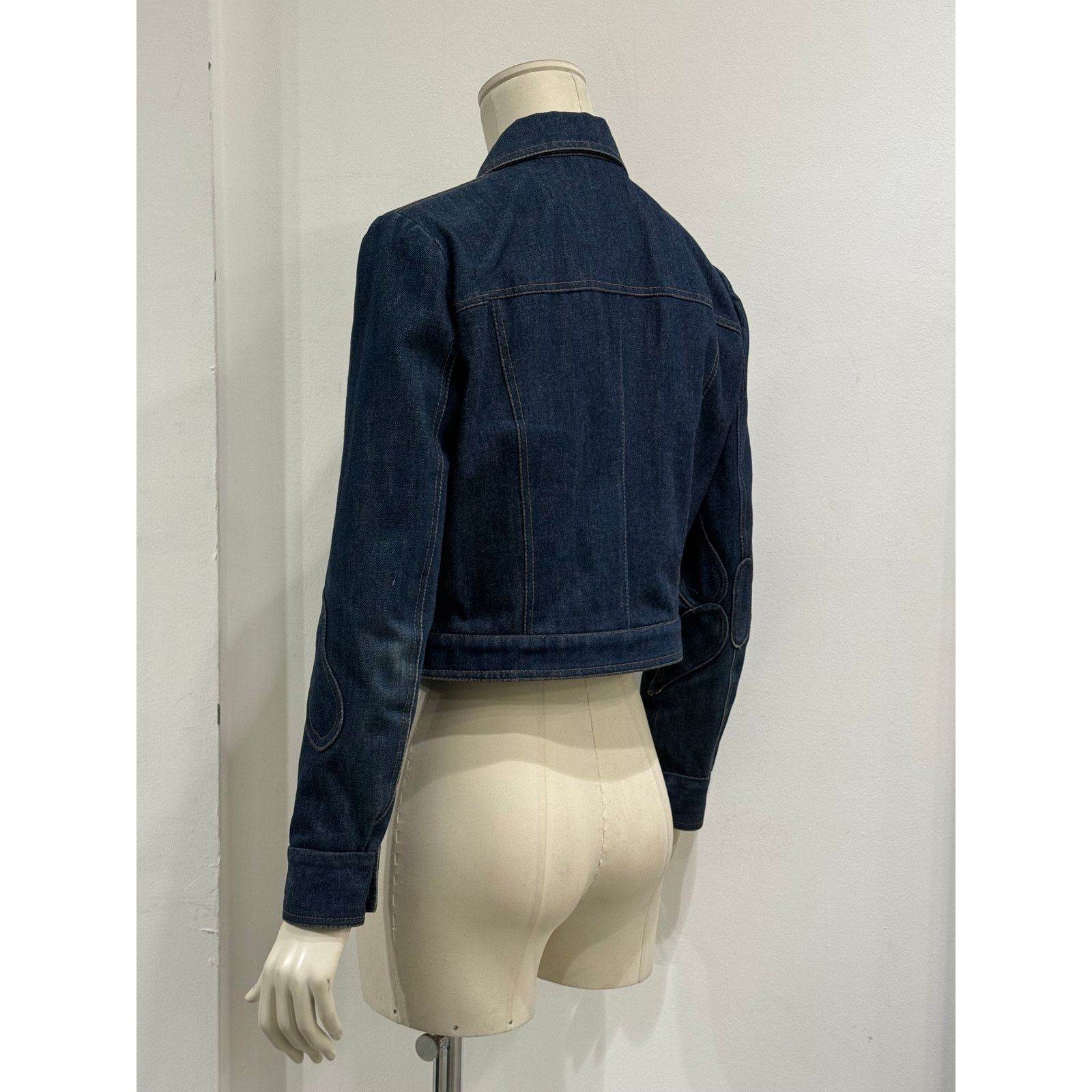 Dolce & Gabbana A/W2002 Dolce & Gabbana paneled floral denim jacket Size L / US 10 / IT 46 - 5 Thumbnail