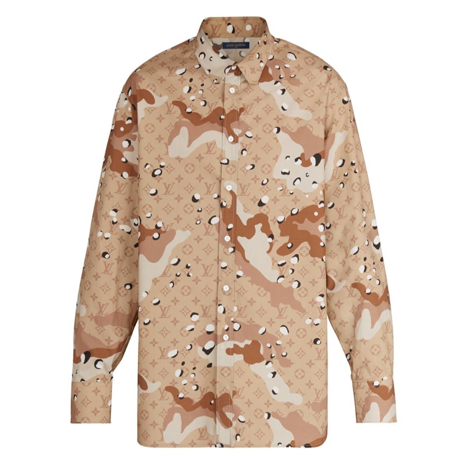 Louis Vuitton Louis Vuitton Desert Camo DNA Long Sleeve Logo Monogram Size US S / EU 44-46 / 1 - 1 Thumbnail