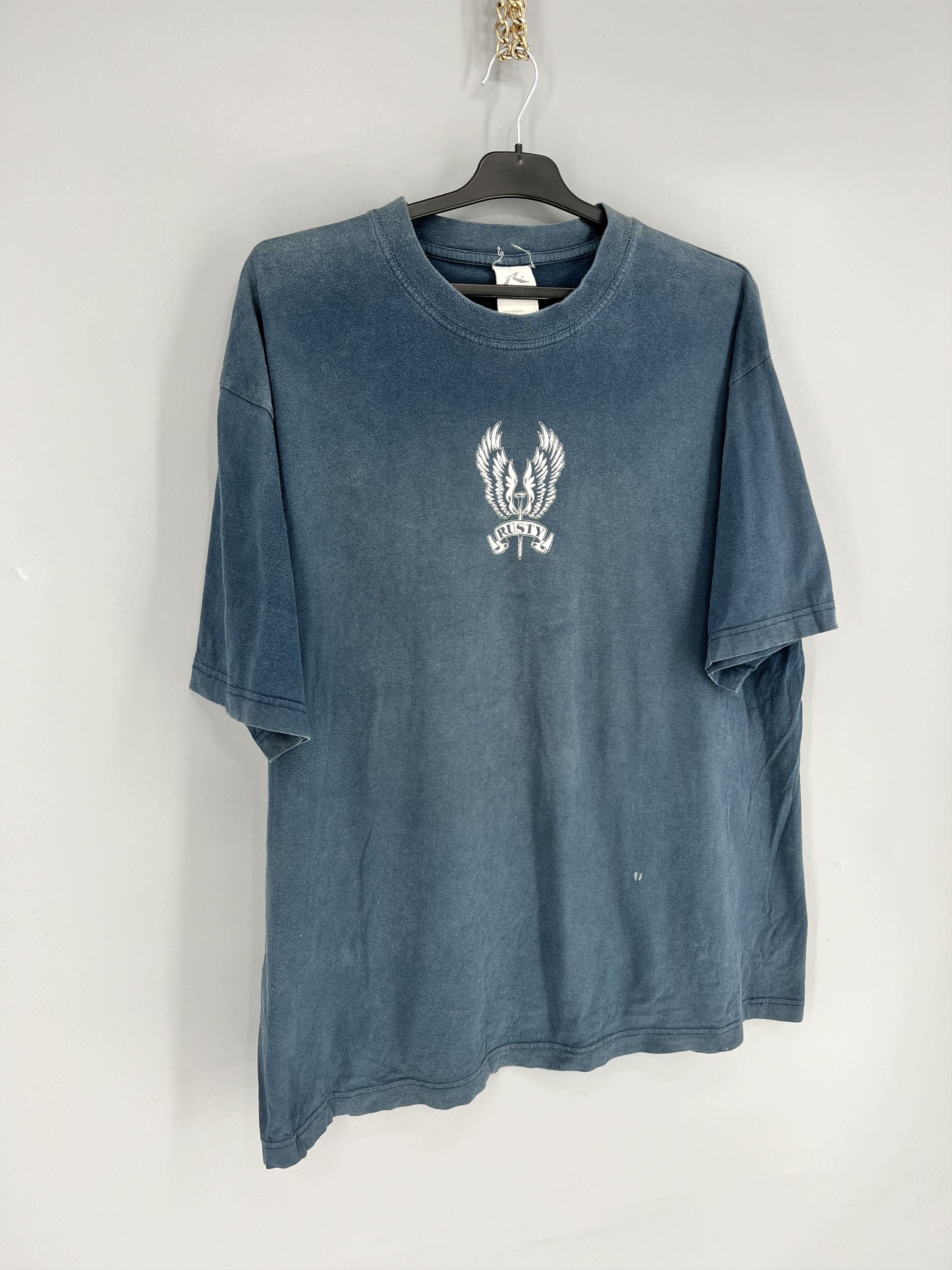 Rusty Vintage Faded 90s Rusty Streetwear Fashion Style Shirt Size US XL / EU 56 / 4 - 2 Thumbnail