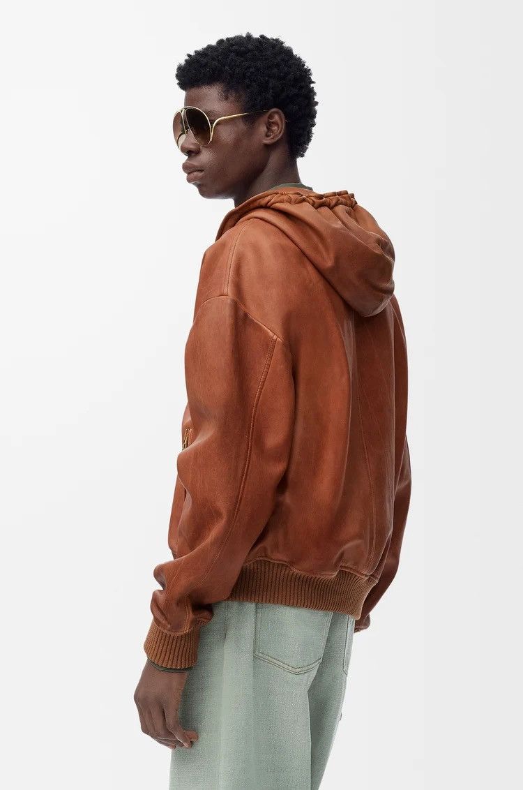 Loewe 🔥$8.5K VALUE🔥 Hooded jacket in nappa lambskin Size US L / EU 52-54 / 3 - 5 Thumbnail