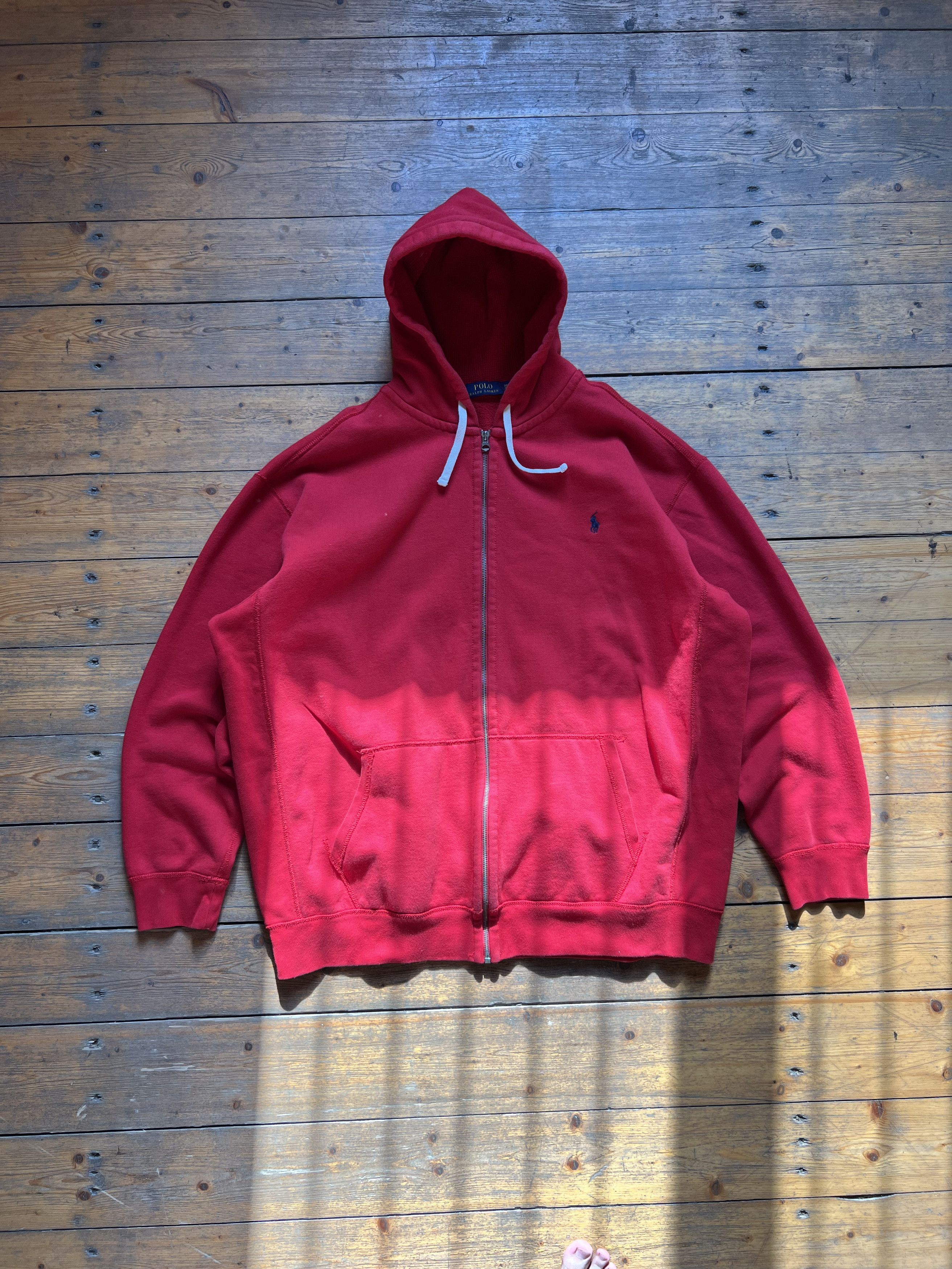 Ralph Lauren Ralph Lauren Polo Vintage Zip Heavy Hoodie RRL Rugby Size US XXL / EU 58 / 5 - 2 Thumbnail
