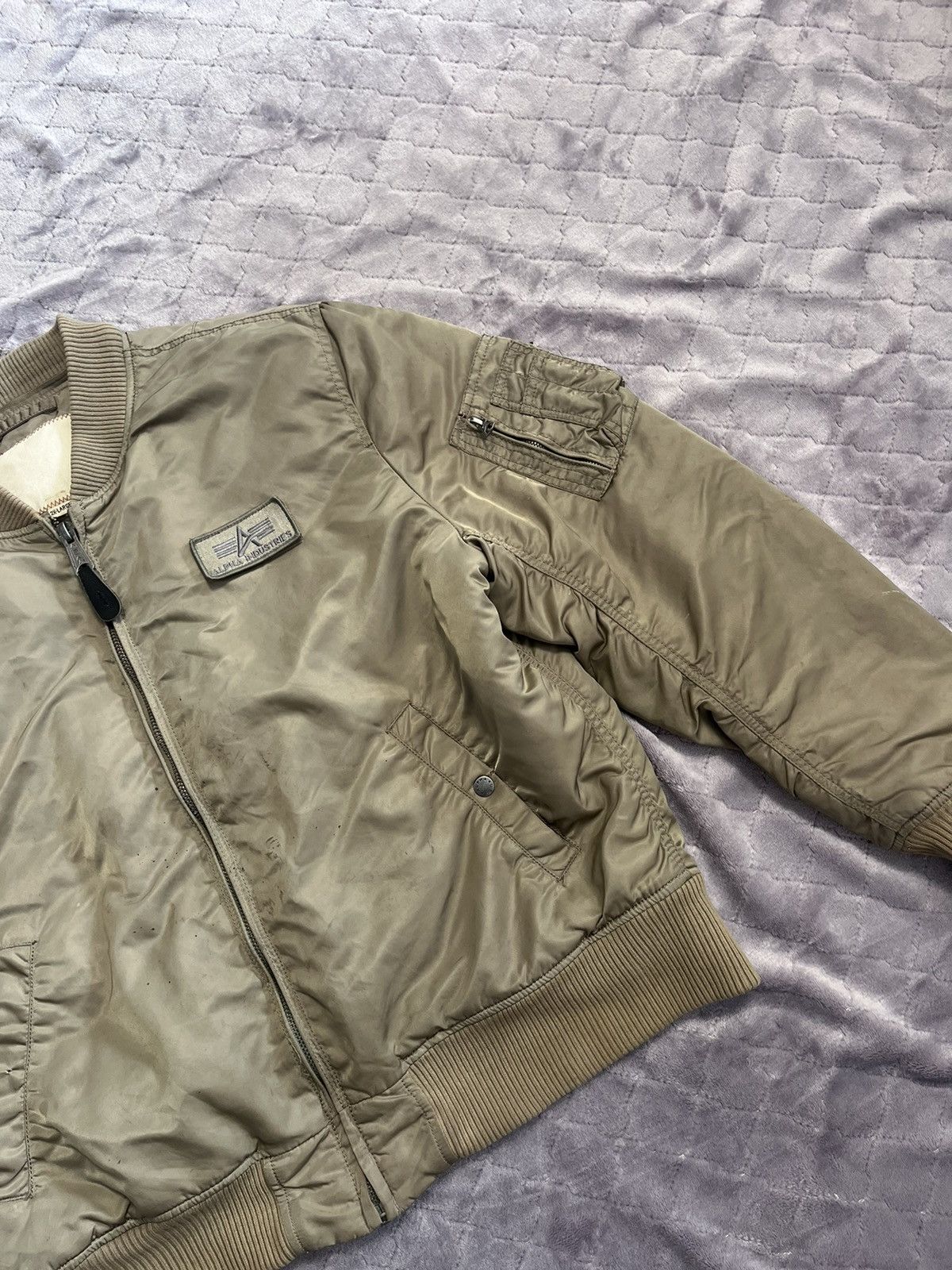 Alpha Industries 💥VINTAGE ALPHA INDUSTRIES MA-1 BOMBER Size US XXL / EU 58 / 5 - 6 Thumbnail