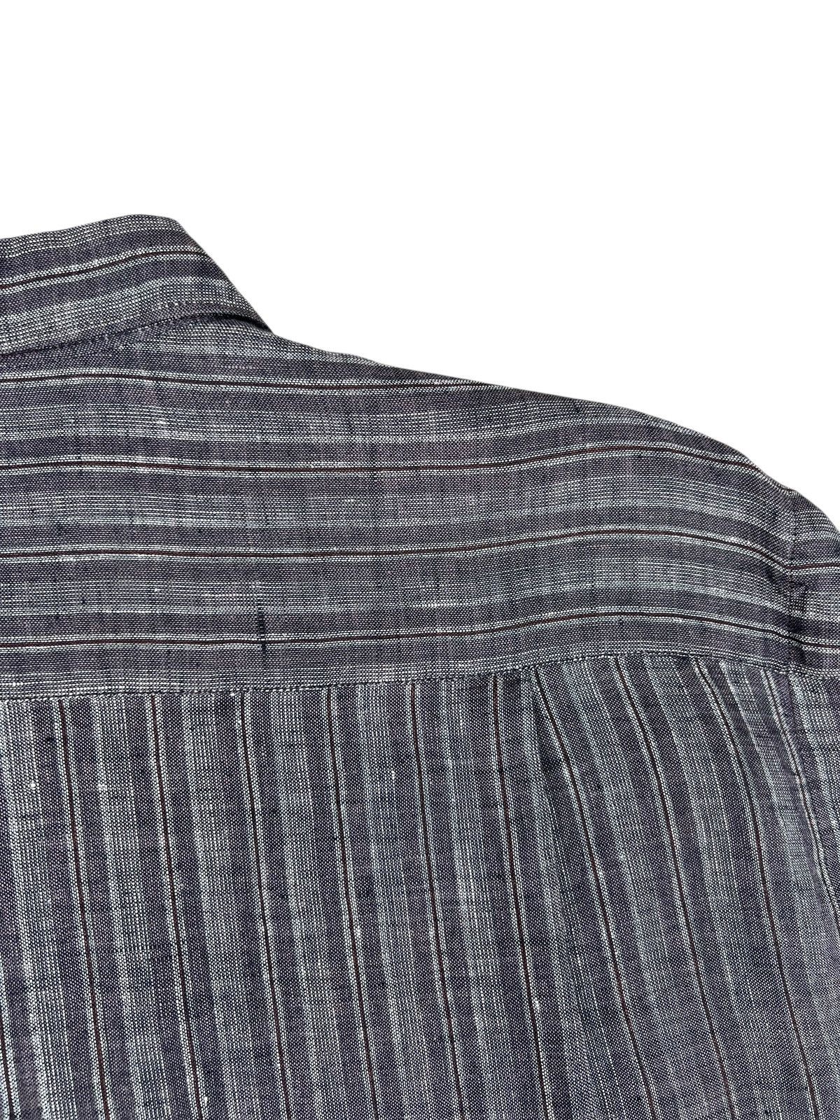Bally Bally Multi Striped 100% Linen Shirt Size US M / EU 48-50 / 2 - 14 Thumbnail