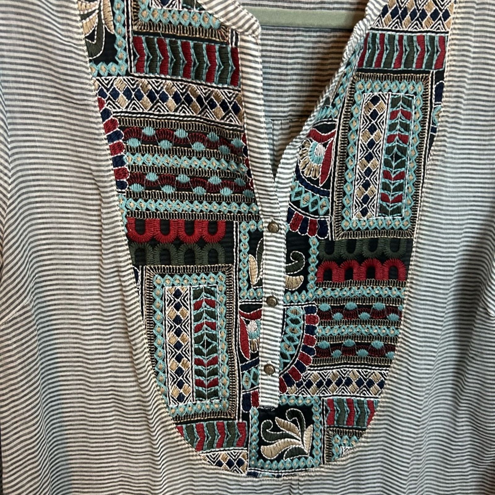Other Soft Surrounding Embroidered Havana Tunic Top Size XL / US 12-14 / IT 48-50 - 5 Thumbnail