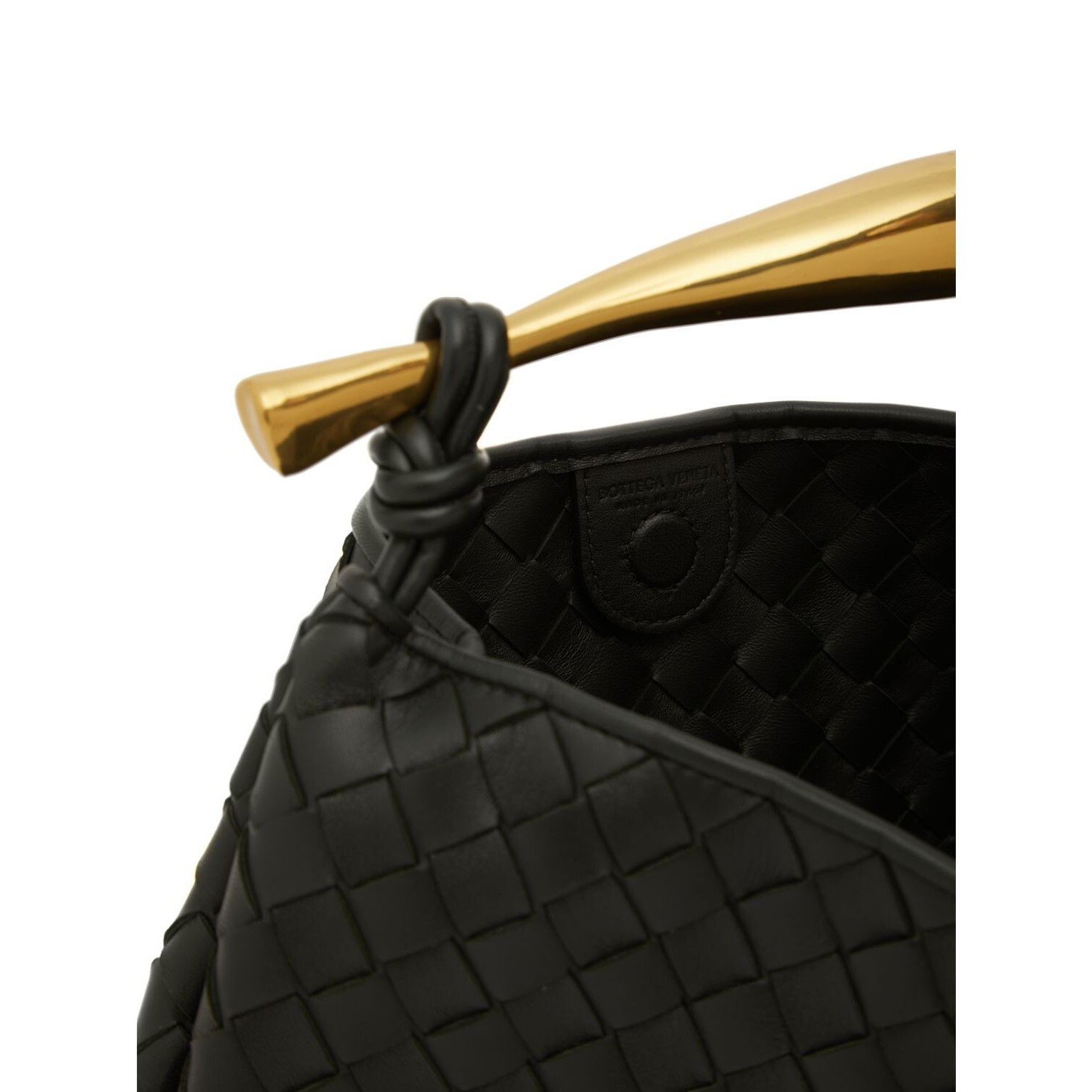 Bottega Veneta BOTTEGA VENETA Sardine Classic Black Leather Top Handle Bag Size ONE SIZE - 4 Thumbnail