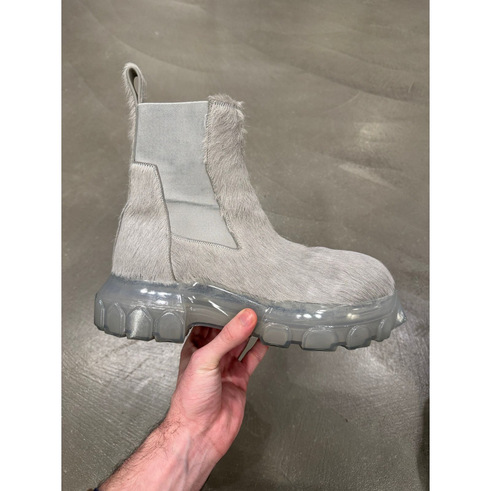 Rick Owens F/W 2021 Rick Owens beatle bozo pony hair boots Size US 11 / IT 41 - 4 Thumbnail