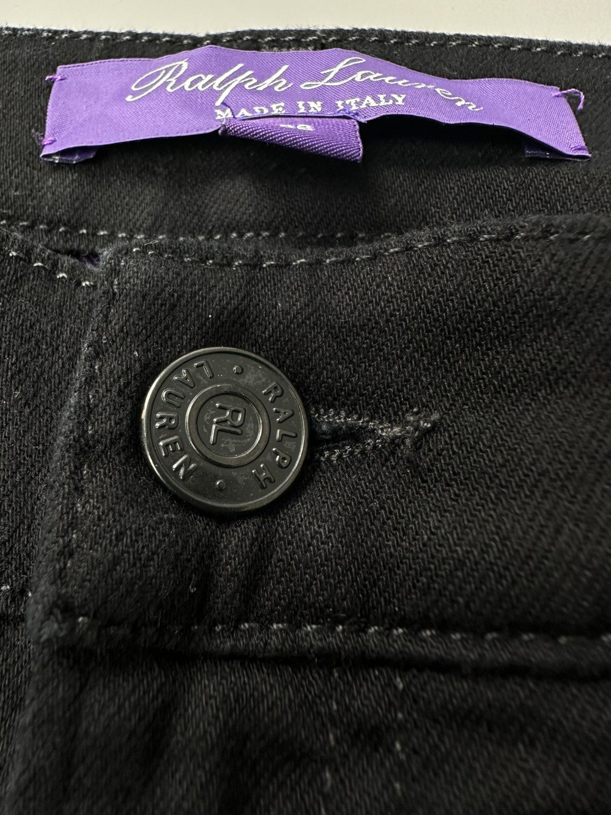 Ralph Lauren Purple Label Ralph Lauren - Purple Label - Slim Fit Jeans in Black Size US 28 / EU 44 - 6 Thumbnail