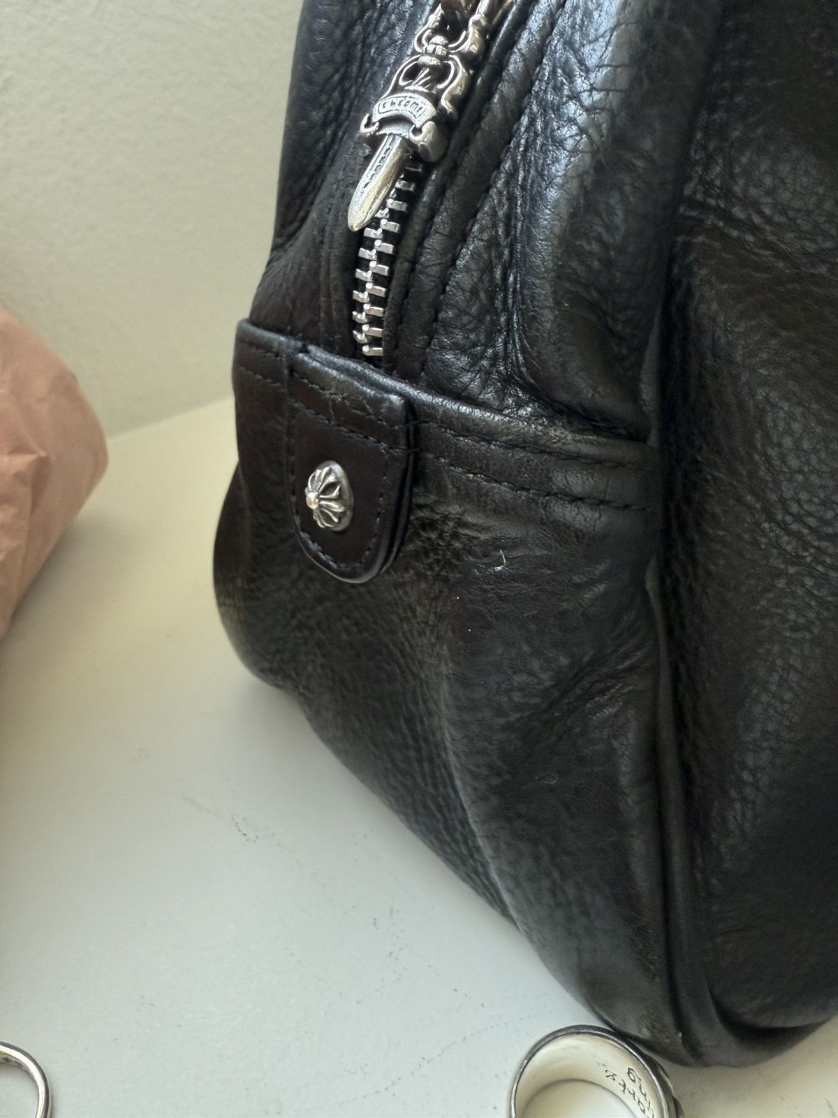 Chrome Hearts Chrome Hearts Silver Patches Bowling Bag Size ONE SIZE - 9 Thumbnail