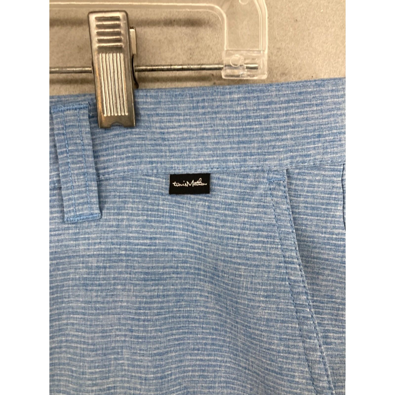 TravisMathew Travis Mathew Mens Shorts 34 Blue Bermuda Stretch Golf Outdoor Casual Shirt Size US 34 / EU 50 - 6 Thumbnail