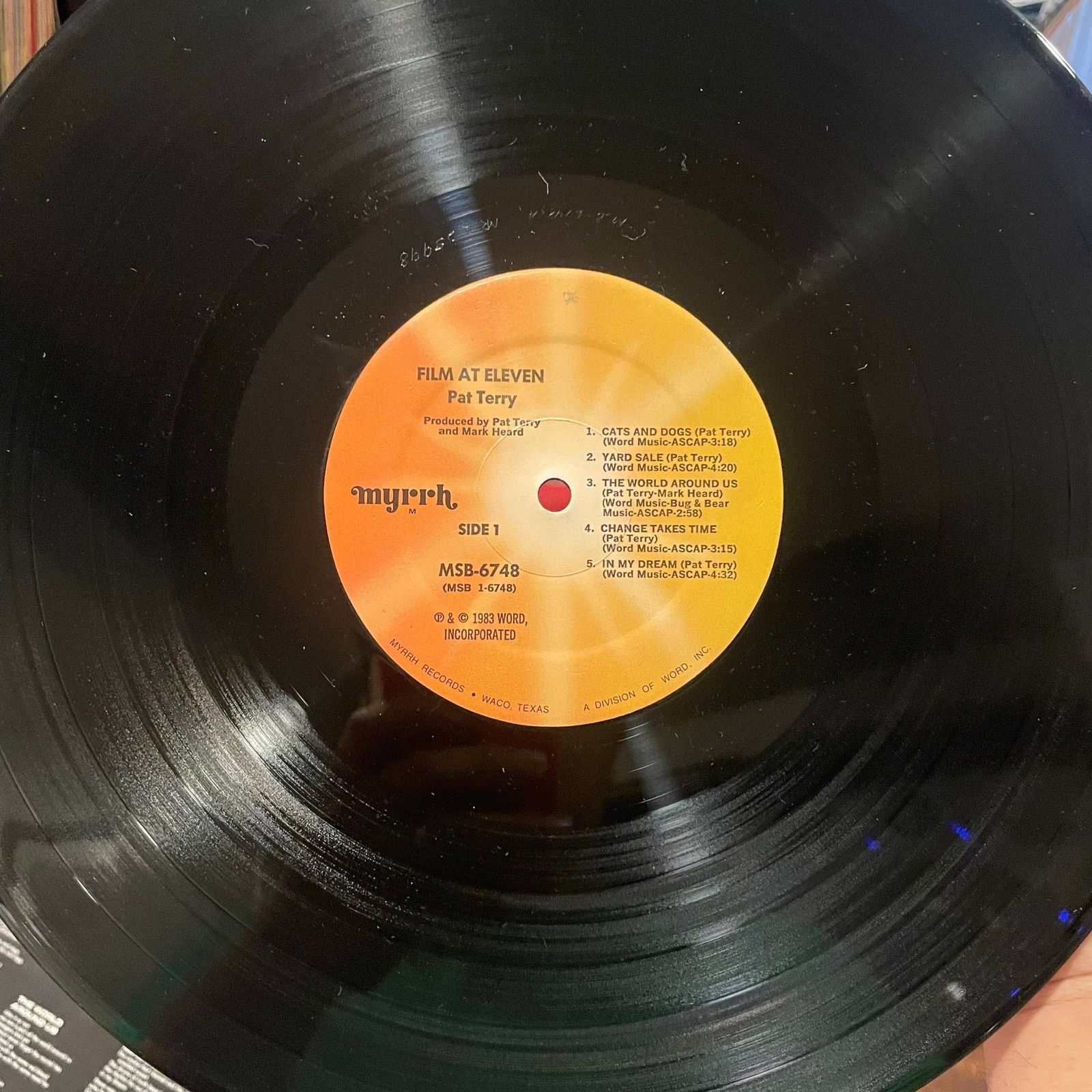INTENTIONALLY BLANK Pat Terry - Film At Eleven LP vintage vinyl record religious Size ONE SIZE - 3 Thumbnail
